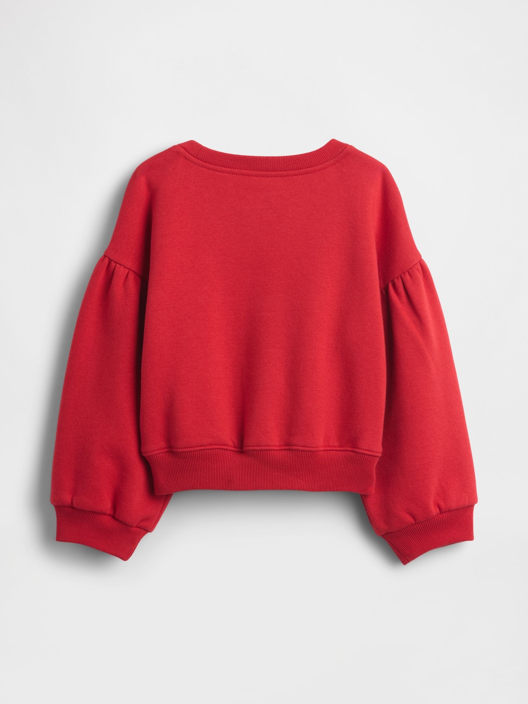 Red Disney VintageSoft Logo Bubble Sweatshirt - Image 3 of 3