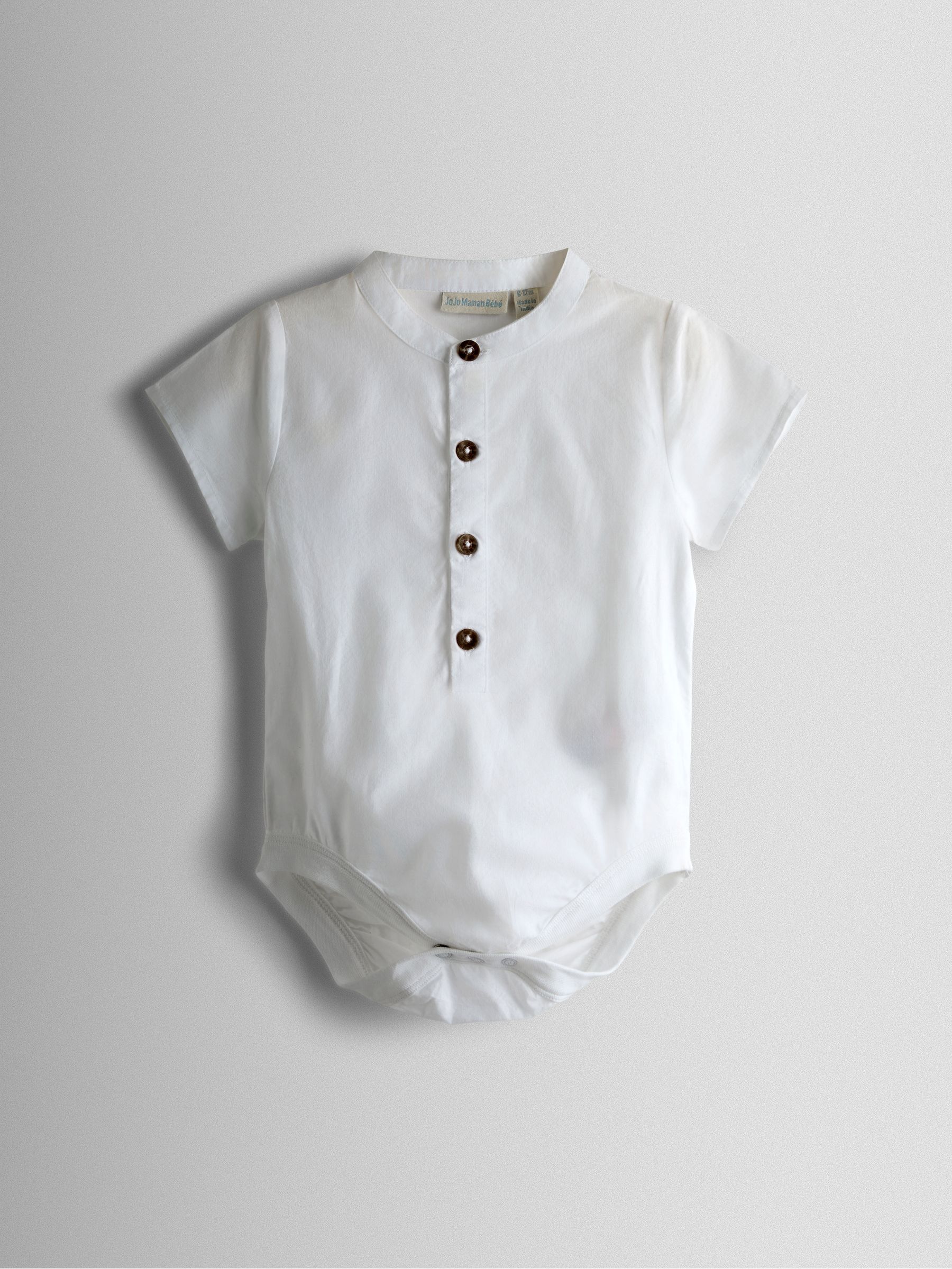 Natural 2-Piece Grandad Shirt & Shorts Set - Image 4 of 6
