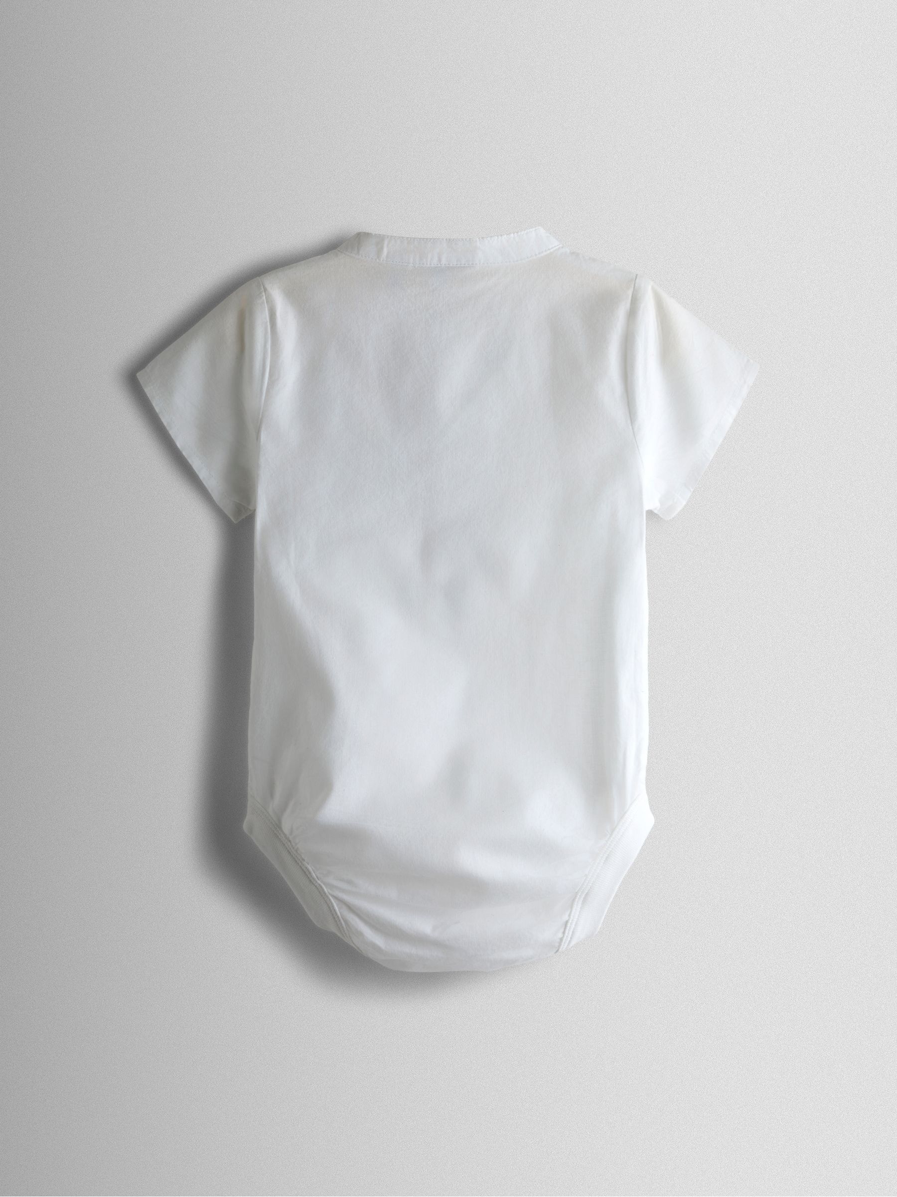 Natural 2-Piece Grandad Shirt & Shorts Set - Image 5 of 6