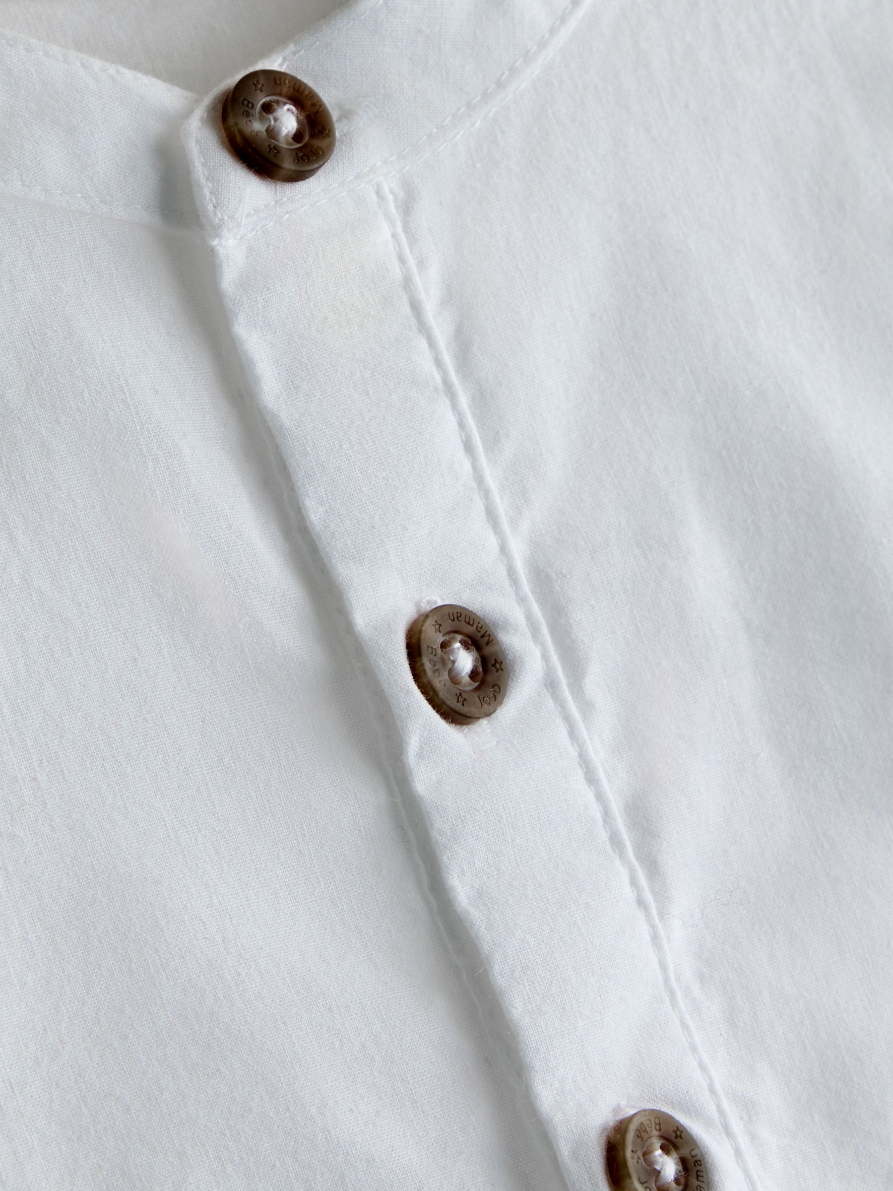 Natural 2-Piece Grandad Shirt & Shorts Set - Image 6 of 6