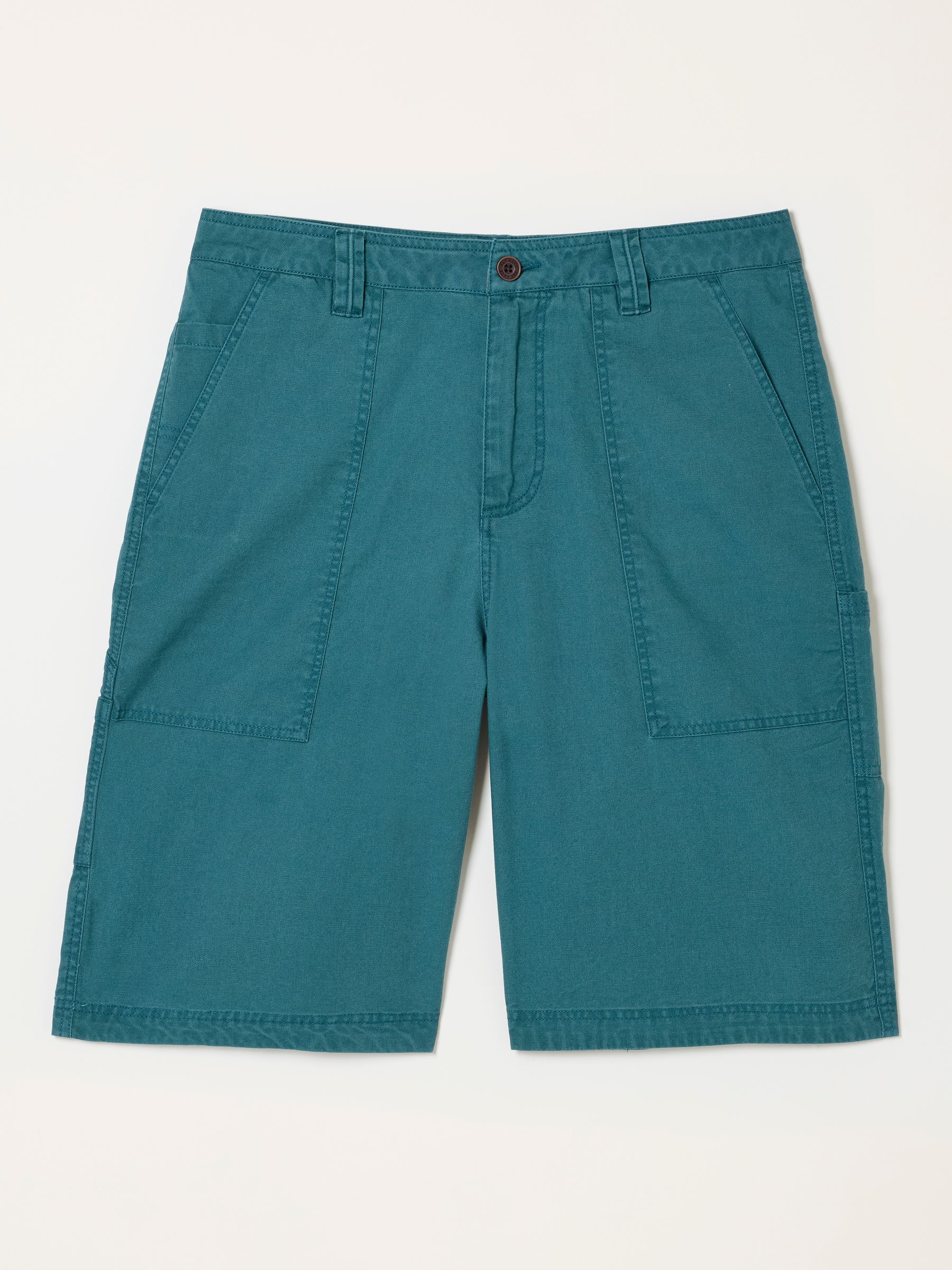 Pascal Dark Teal Blue Utility Shorts - Image 6 of 6