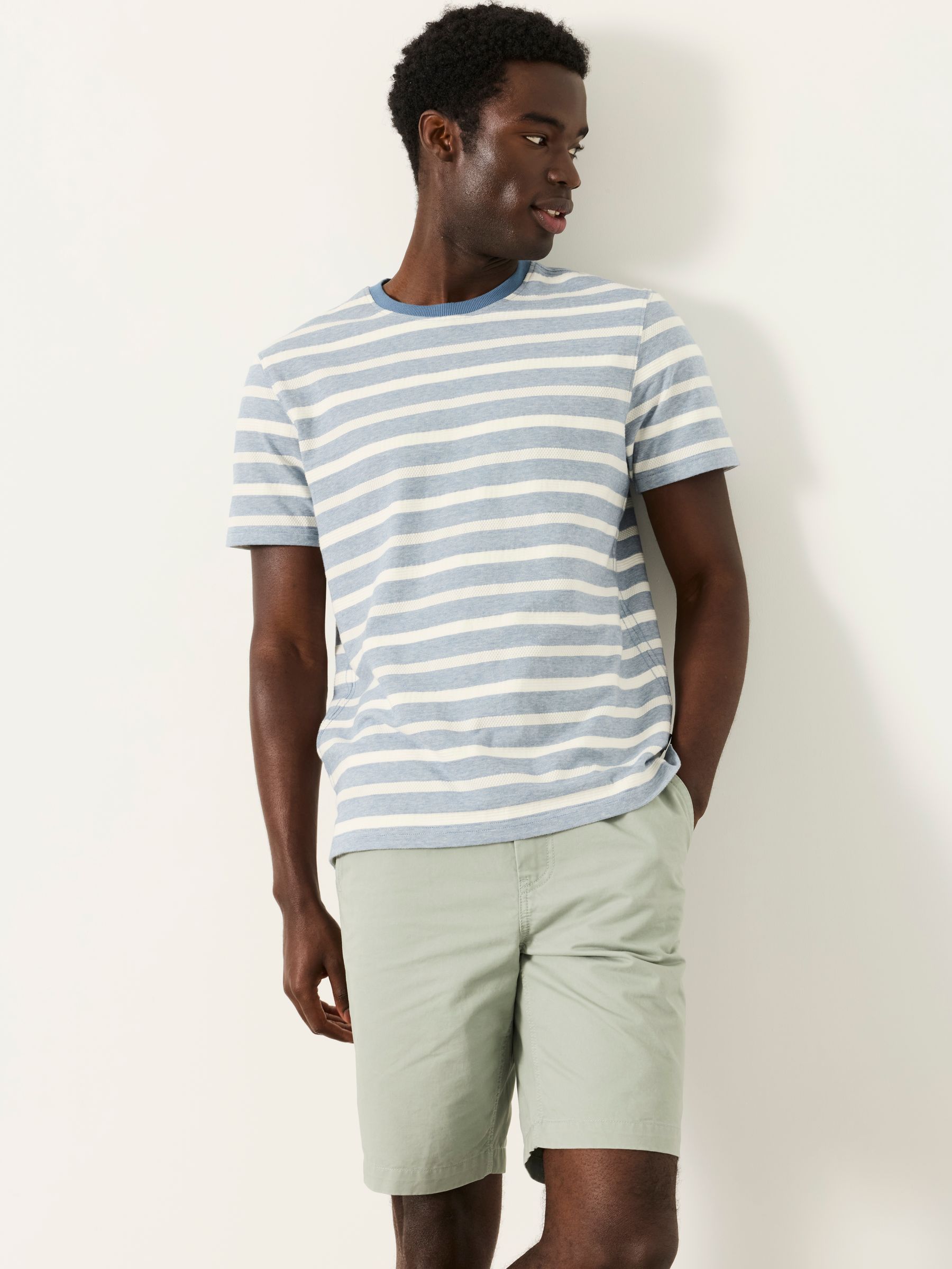 Selsey Sage Green Pull On Shorts - Image 5 of 6