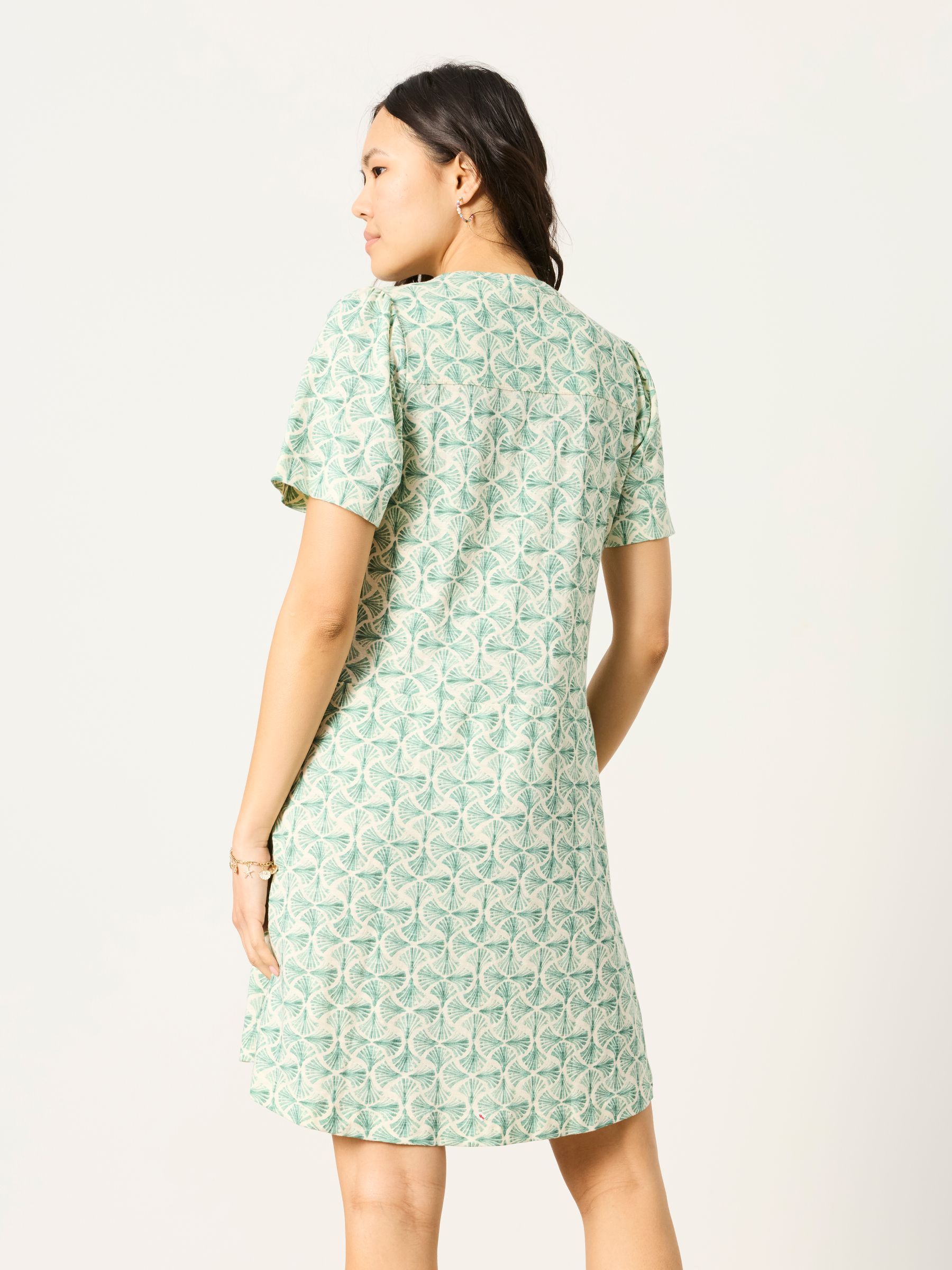 Maggie Ivory Fan Geo Regular Jersey Dress - Image 2 of 5