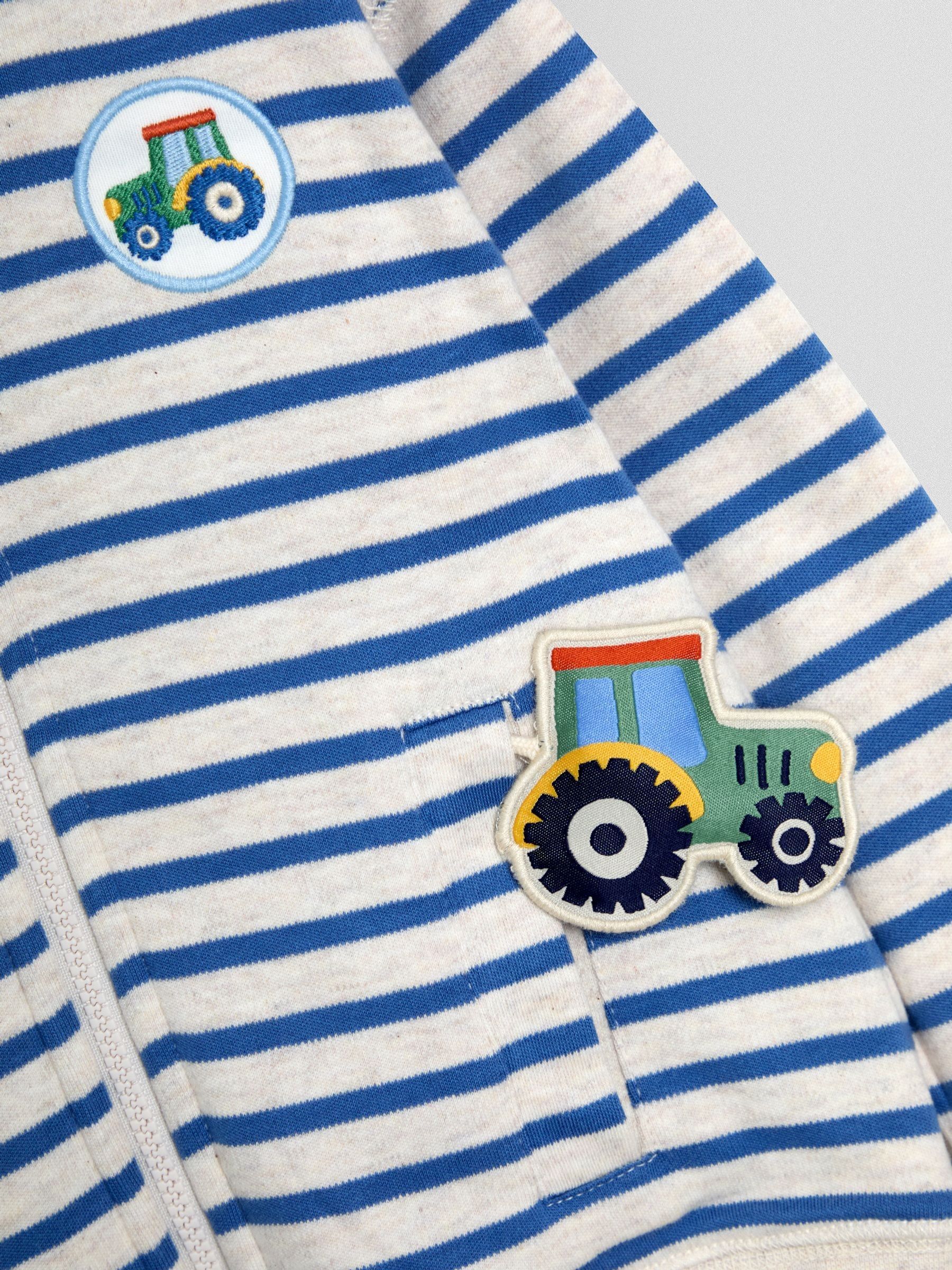 Natural Tractor Appliqué Reversible Hoodie - Image 7 of 7