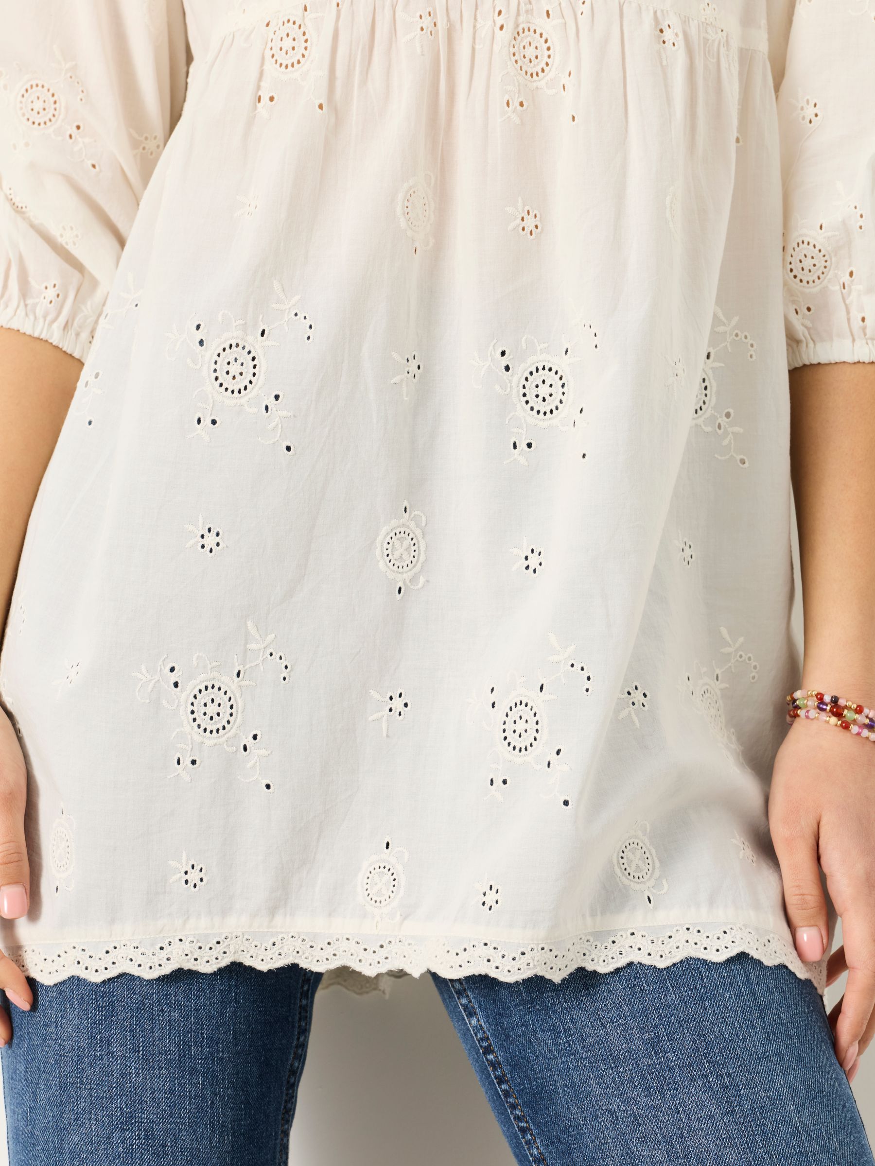 Rue White Regular Tunic - Image 4 of 6