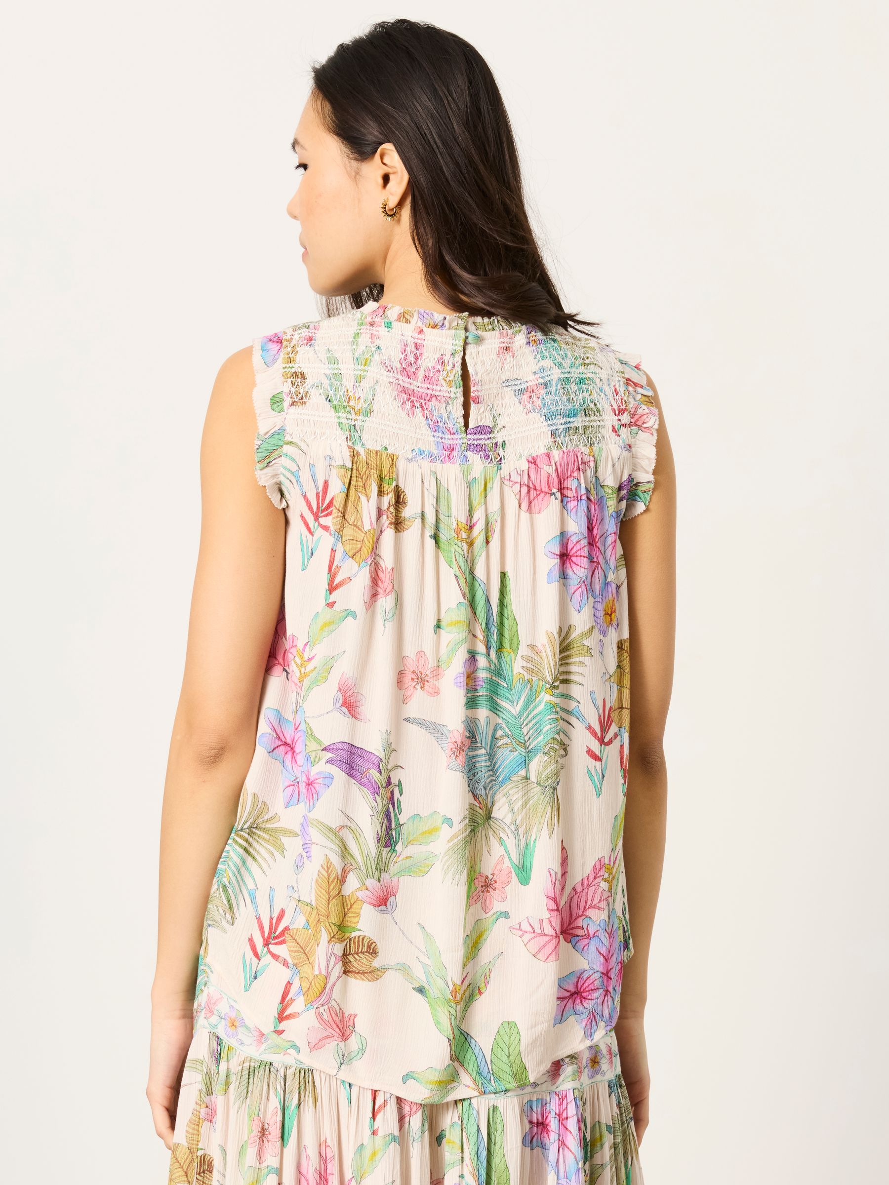 Elle Ivory Tropical Regular Blouse - Image 2 of 6