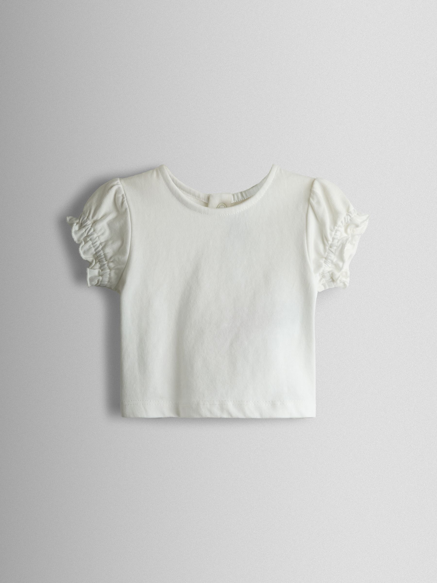 Blue Smocked Dungaree, T-Shirt & Headband Set - Image 4 of 7