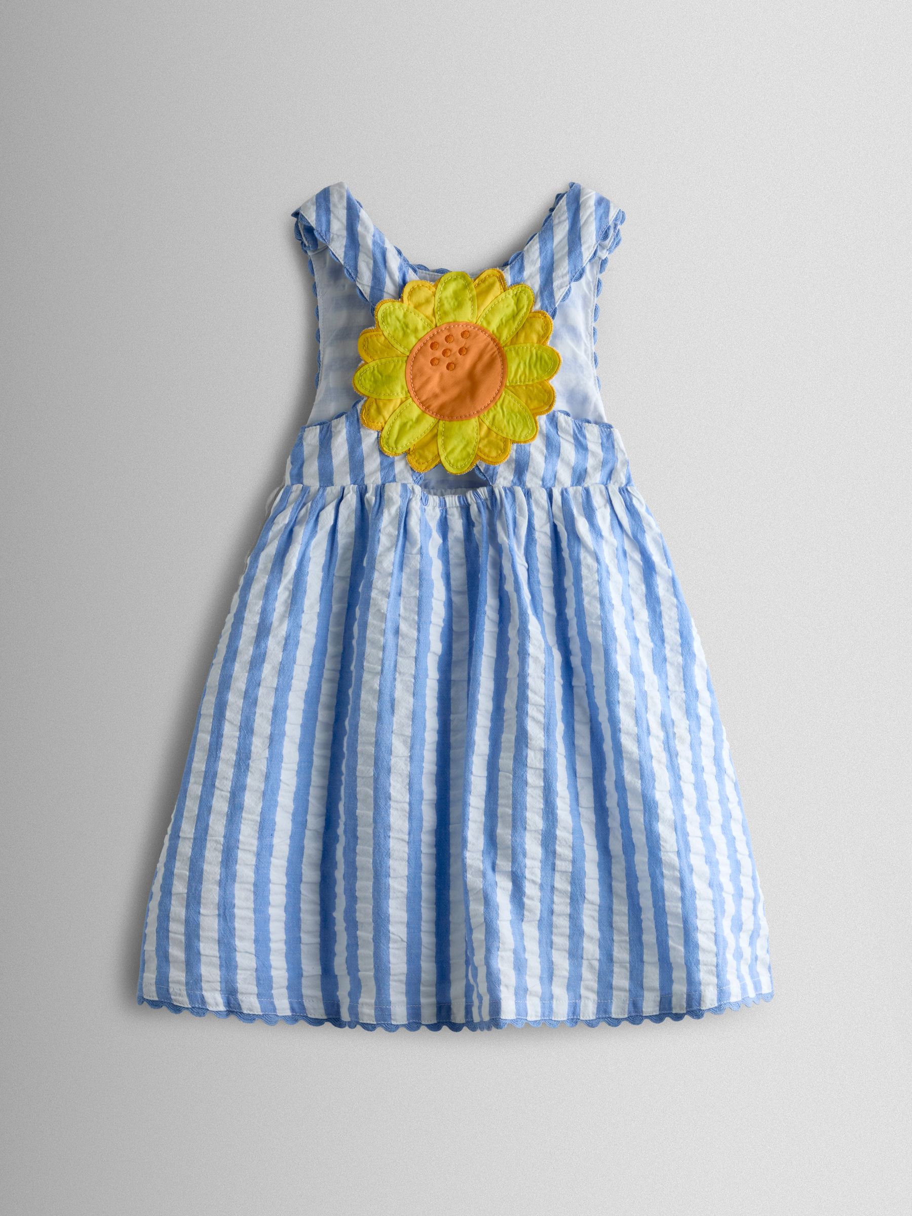 Blue Cross Back Applique Sun Dress - Image 1 of 4