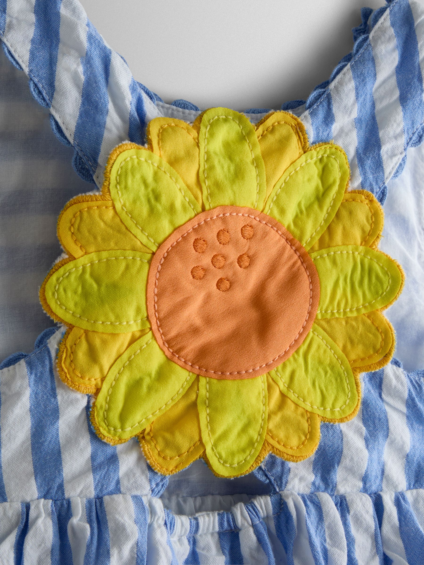 Blue Cross Back Applique Sun Dress - Image 3 of 4