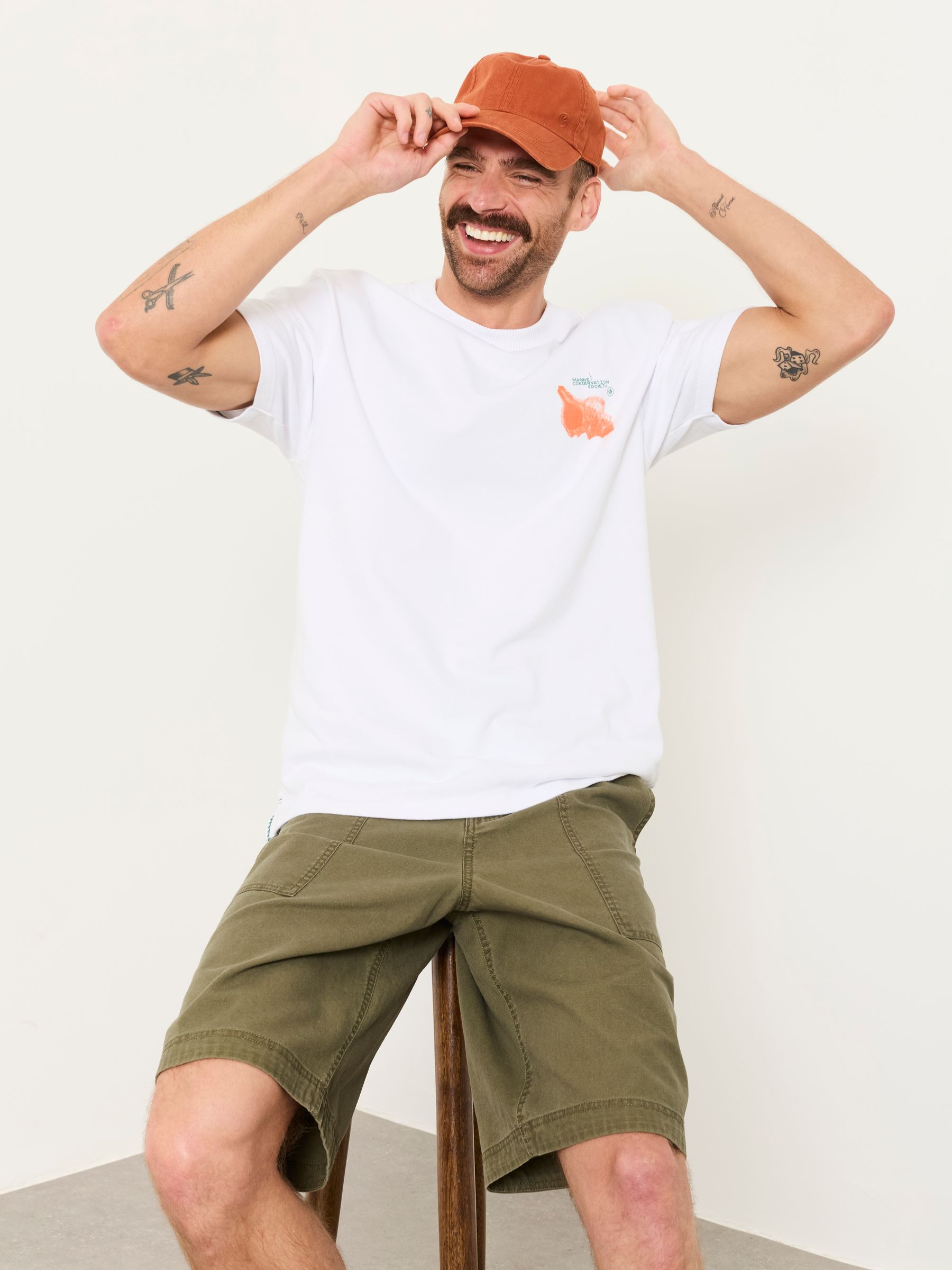 Pascal Khaki Green Utility Shorts - Image 4 of 6
