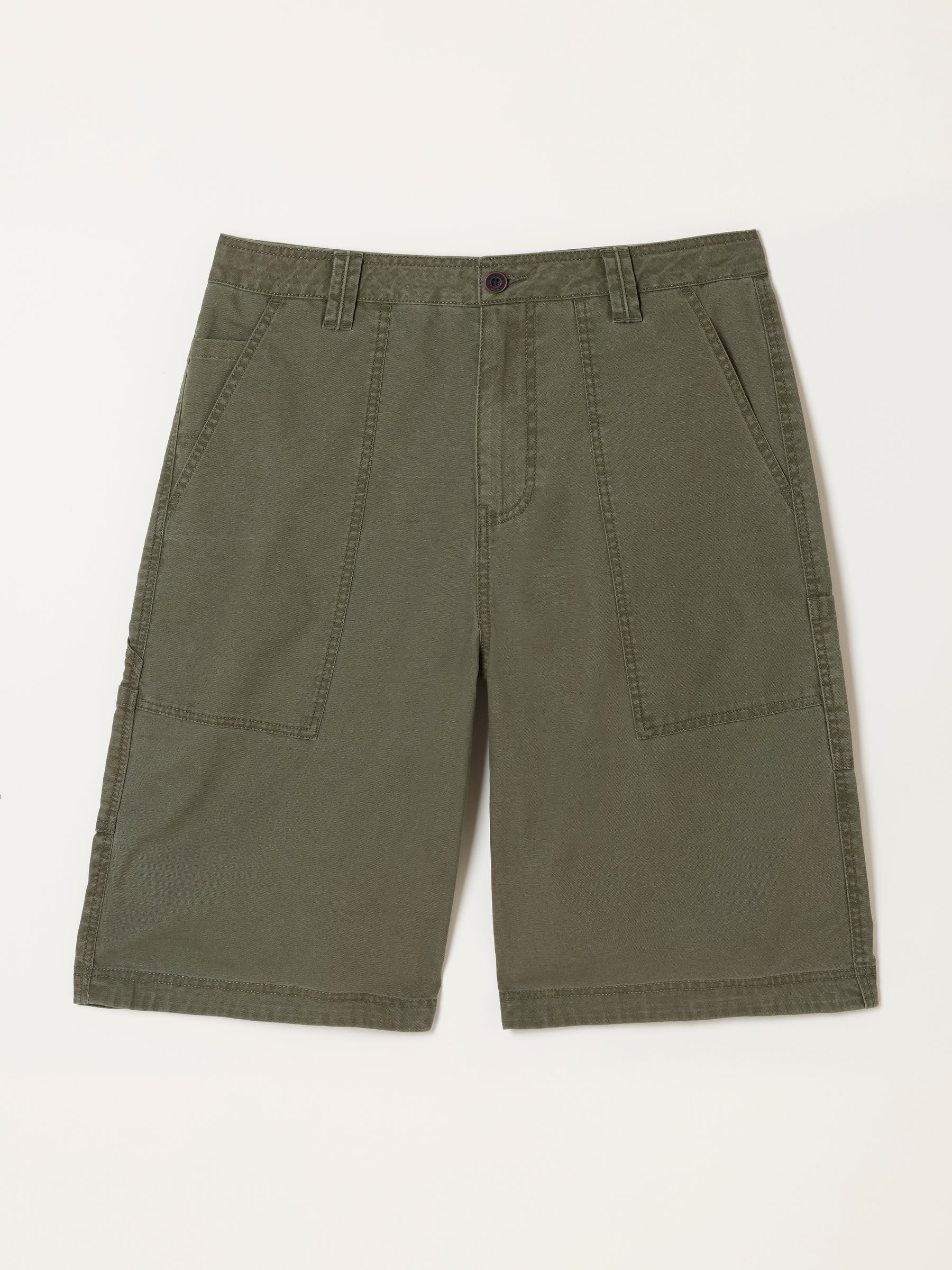 Pascal Khaki Green Utility Shorts - Image 6 of 6