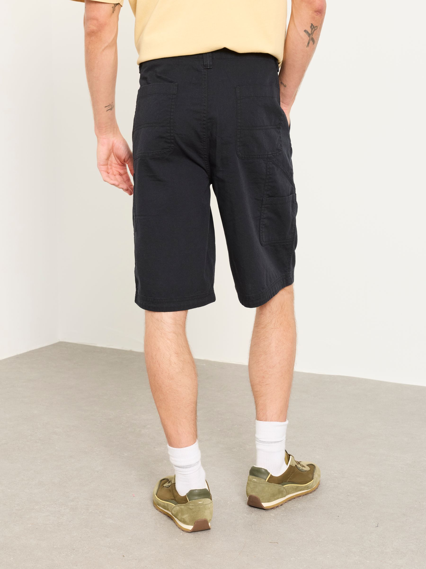 Pascal Washed Black Utility Shorts - Image 2 of 6