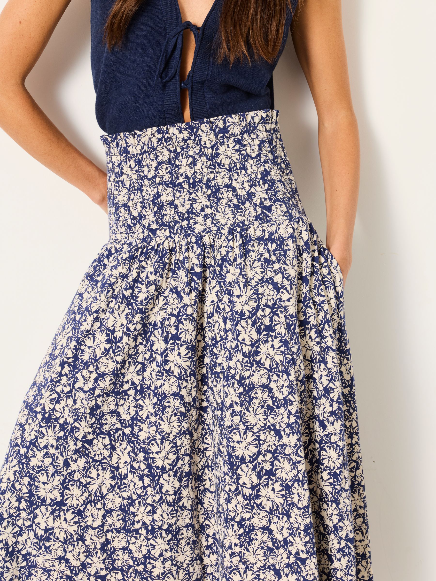 Blue Shells Harlow Jersey Midi Skirt - Image 4 of 5