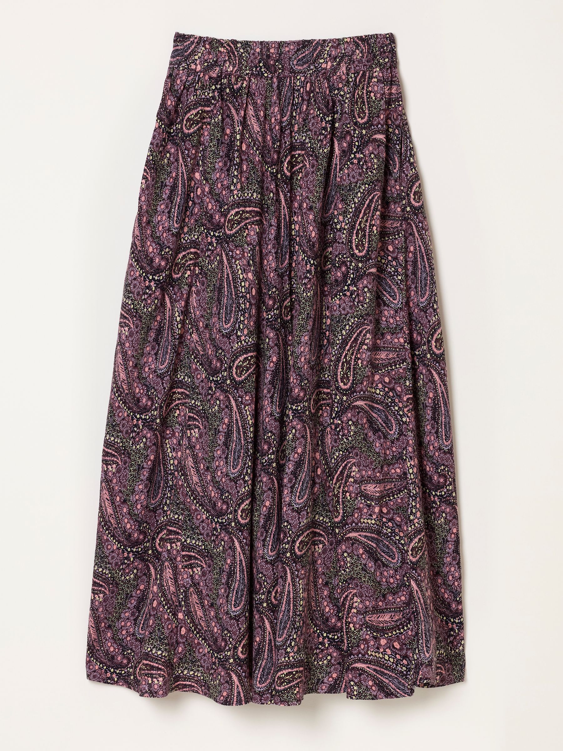 Purple Paisley Sadie Midi Skirt - Image 6 of 6