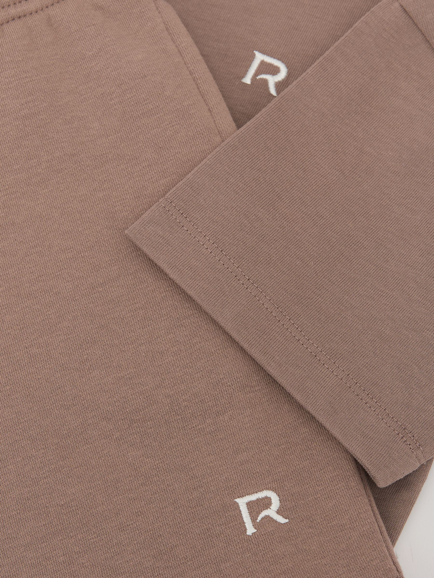 Top & Jogger Set in Brown - Image 3 of 3