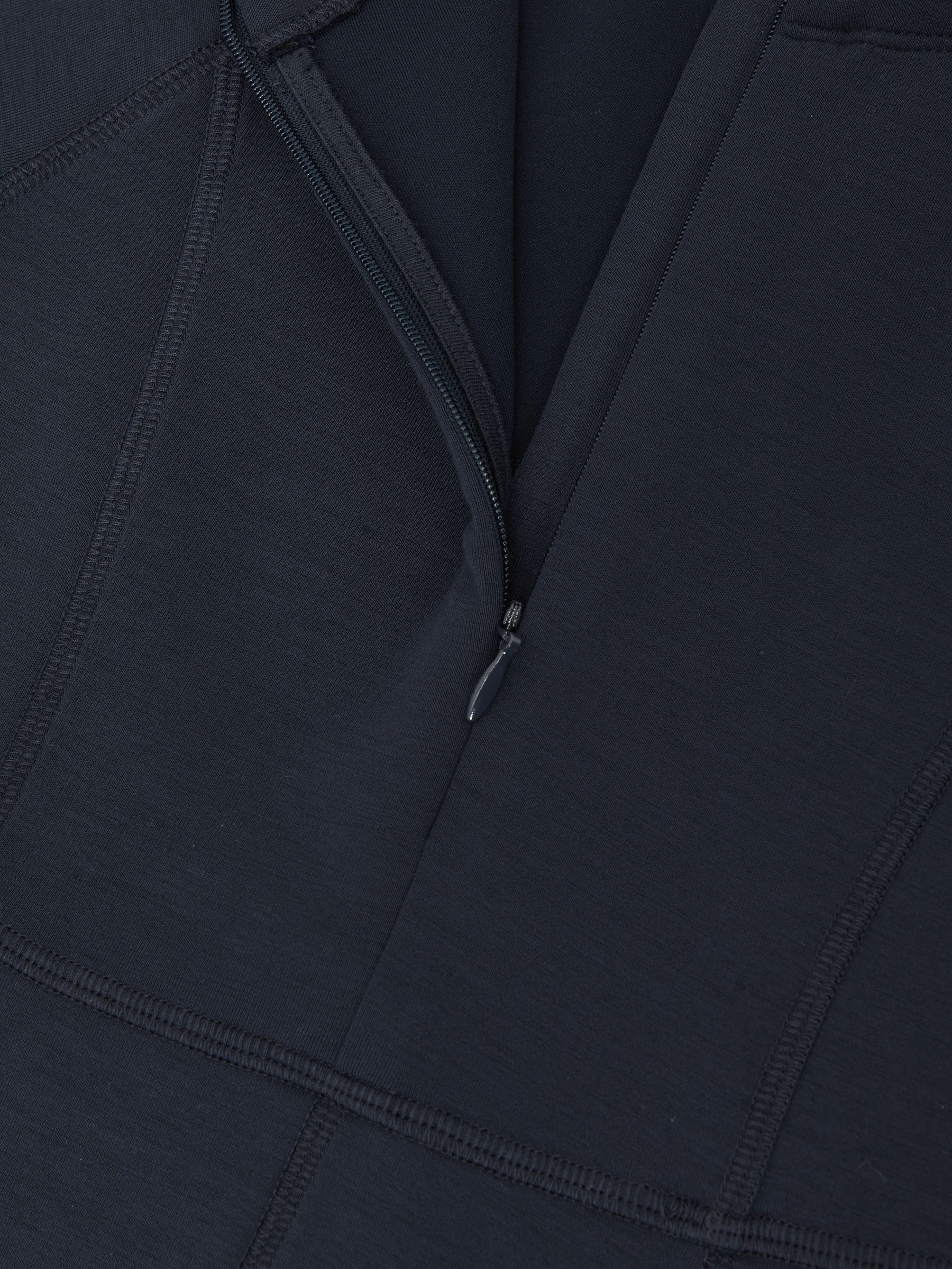 13-14 yrs Premium Interlock-Jersey Panelled Dress in Navy - Image 4 of 4