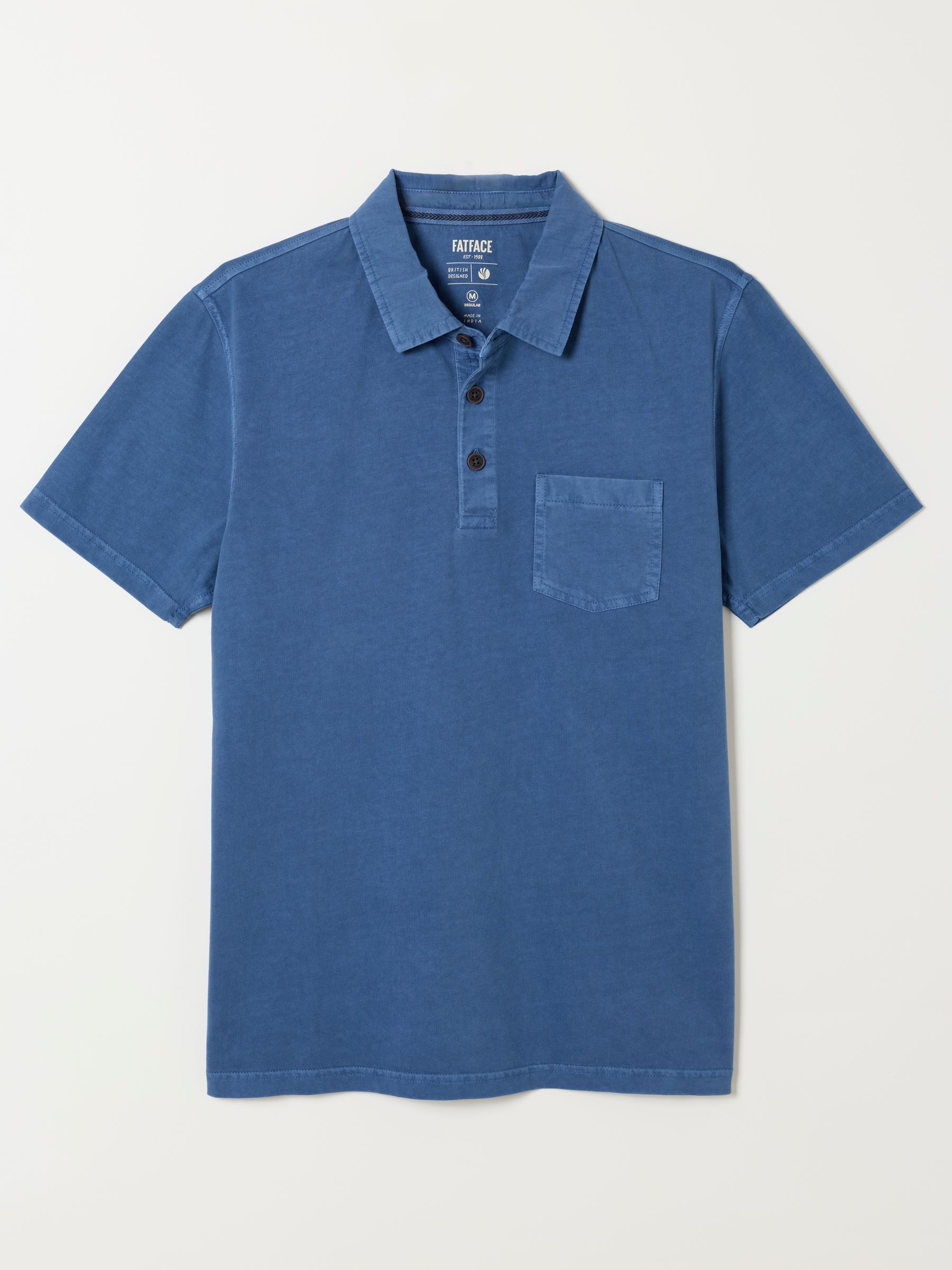 Stoke Indigo Blue Polo - Image 6 of 6