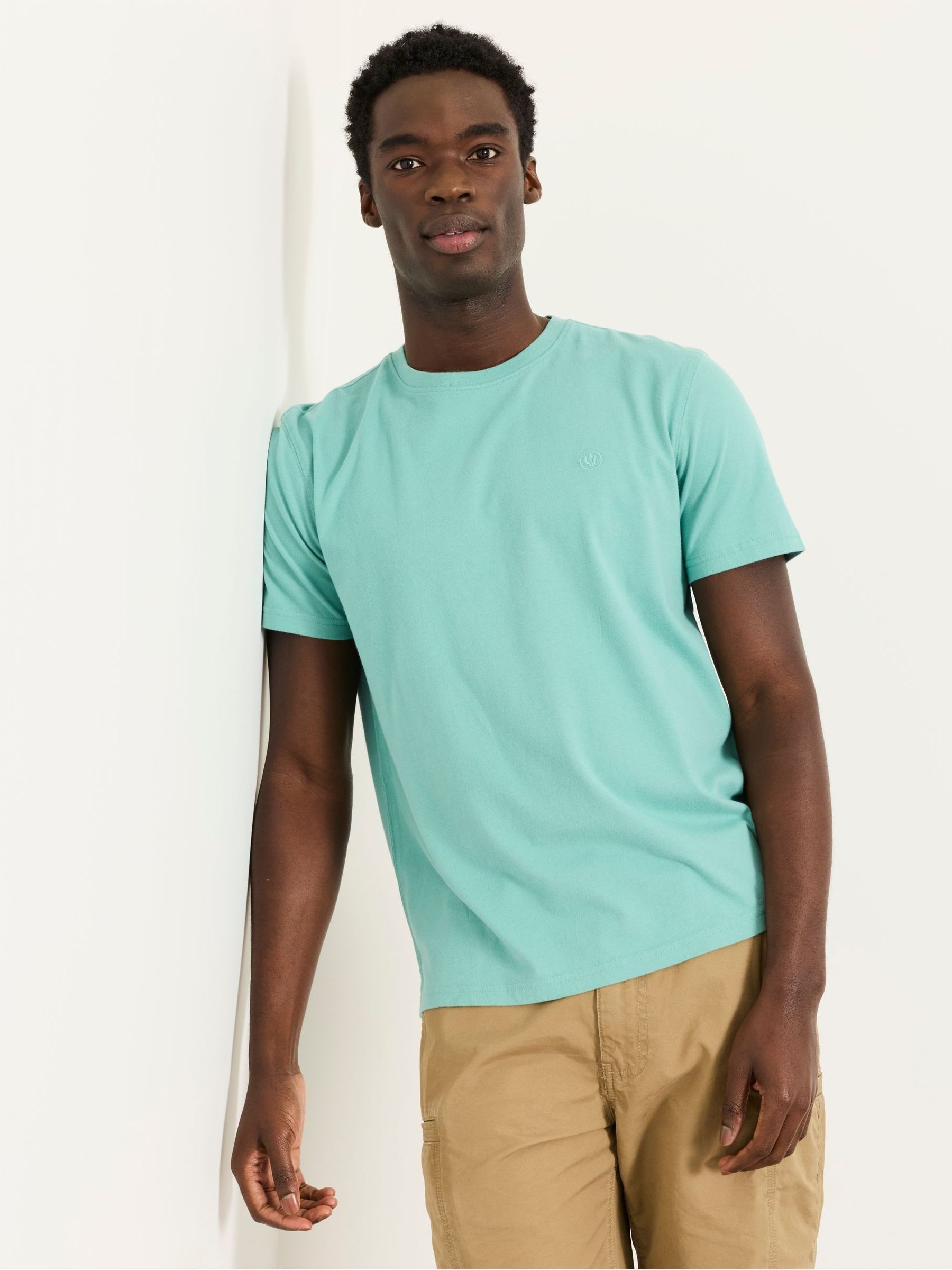 Lulworth Light Teal Short Sleeve T-Shirt - Image 1 of 5