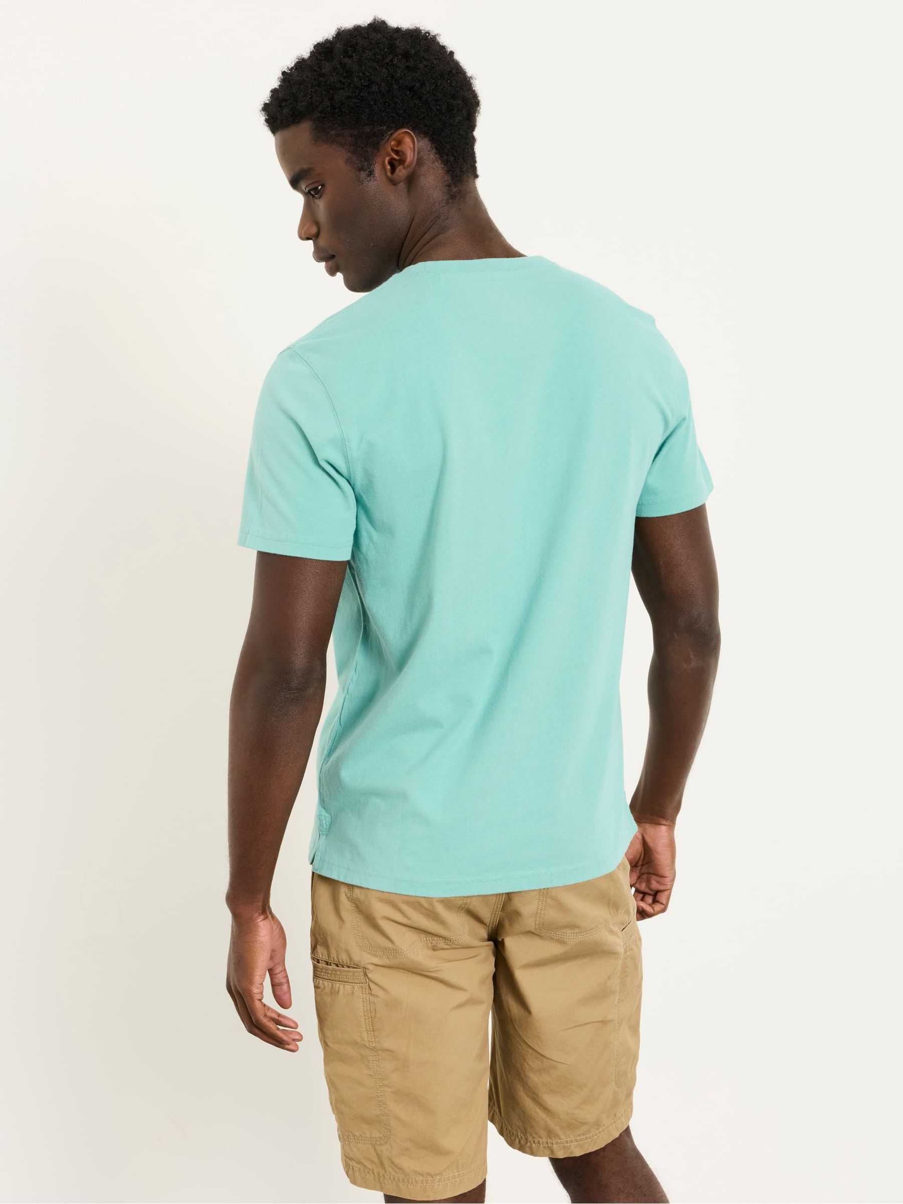 Lulworth Light Teal Short Sleeve T-Shirt - Image 2 of 5