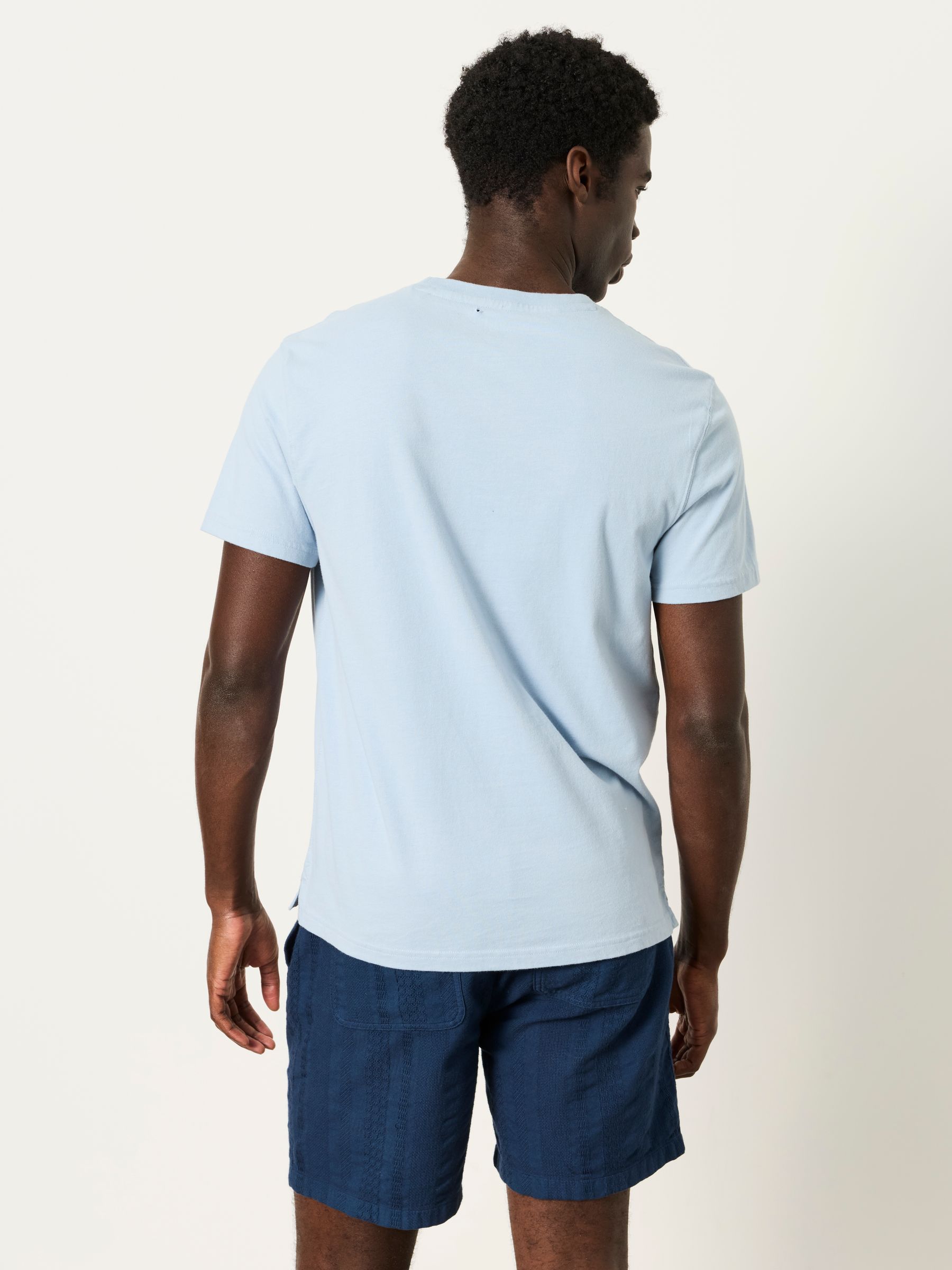 Lulworth Pale Blue Short Sleeve T-Shirt - Image 2 of 6 Lulworth Pale Blue Short Sleeve T-Shirt - Image 2 of 6