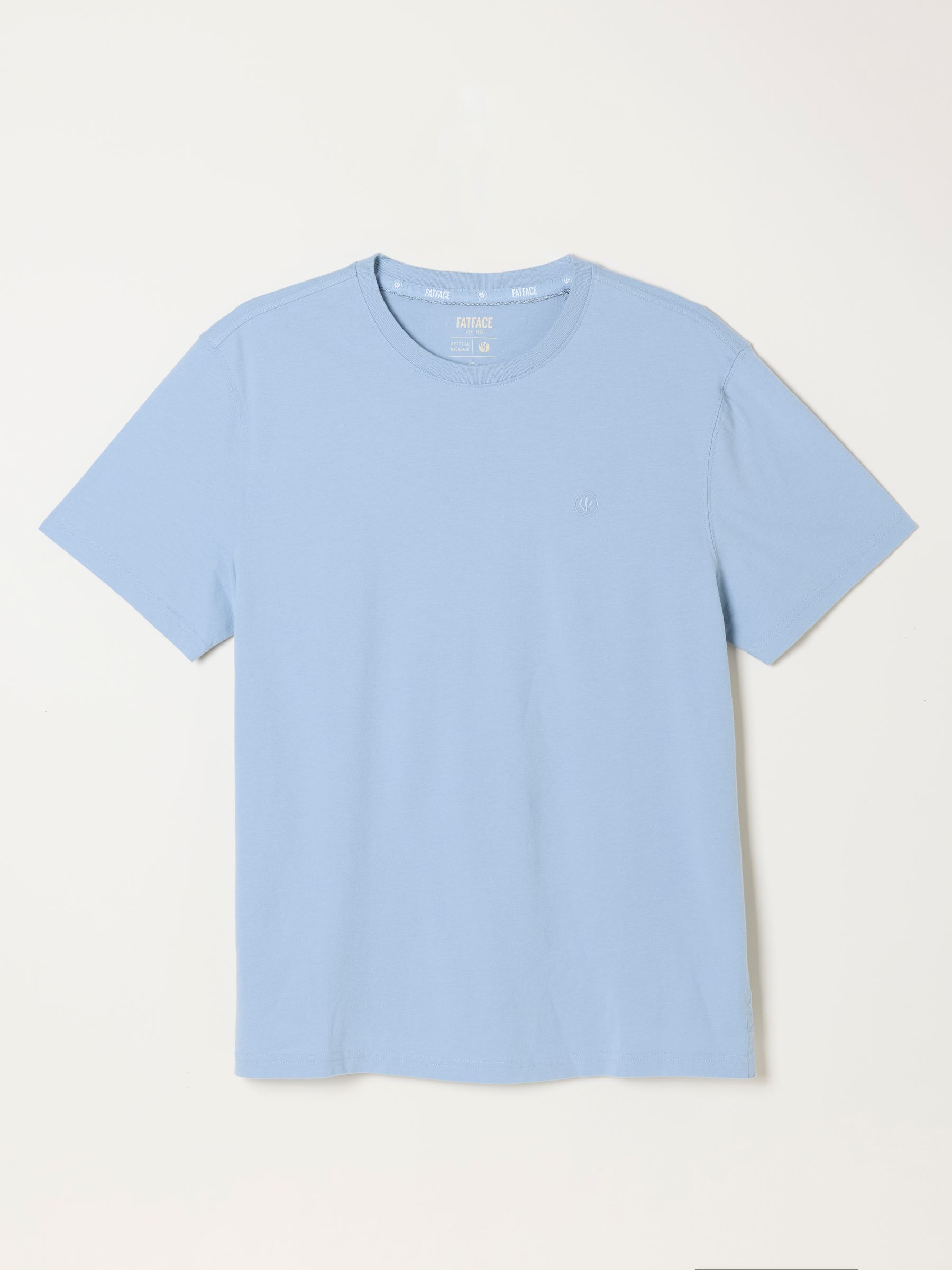 Lulworth Pale Blue Short Sleeve T-Shirt - Image 6 of 6 Lulworth Pale Blue Short Sleeve T-Shirt - Image 6 of 6