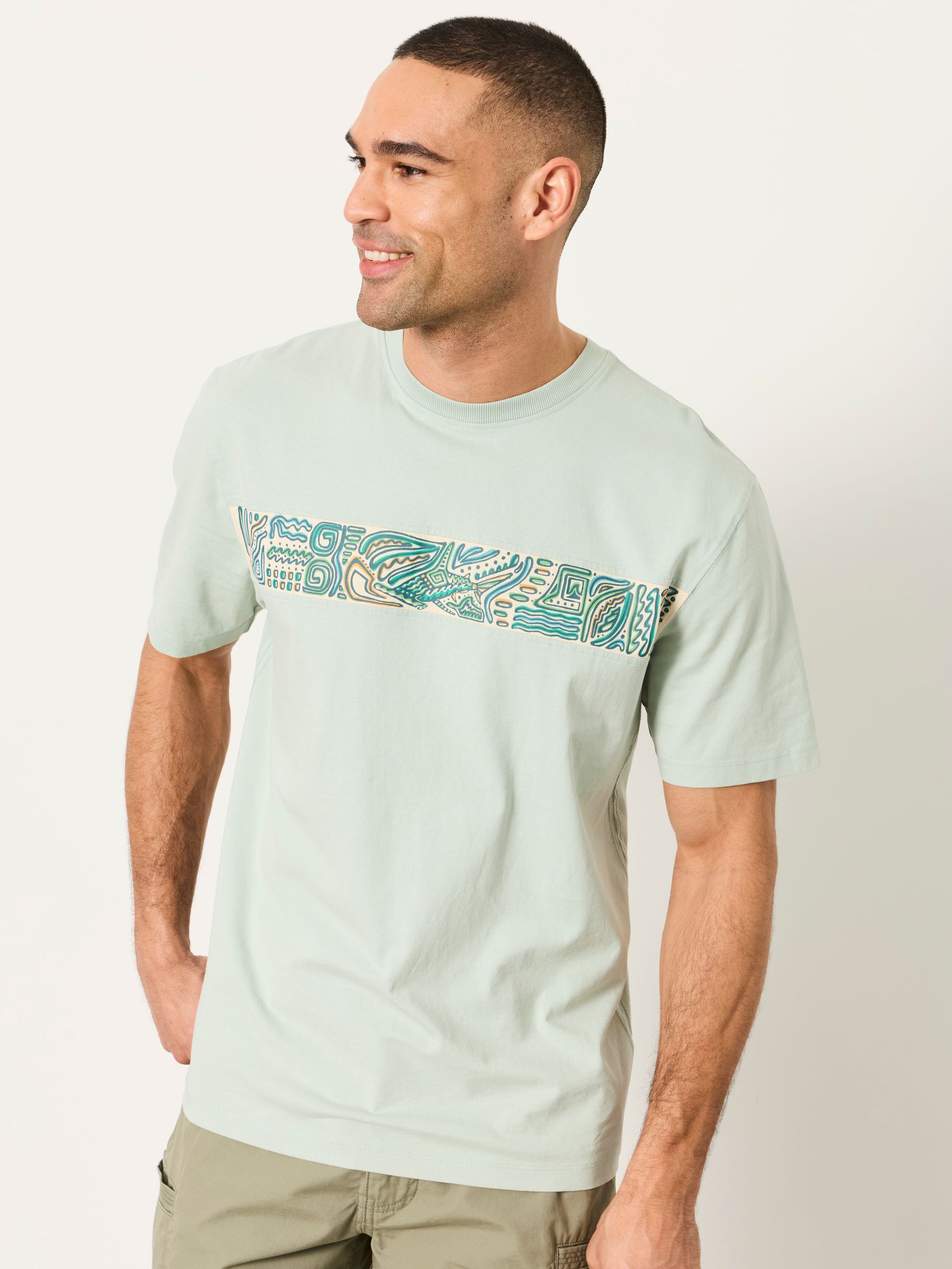 Light Green Hammerhead Relaxed Graphic Tshirt - Image 1 of 6 Light Green Hammerhead Relaxed Graphic Tshirt - Image 1 of 6