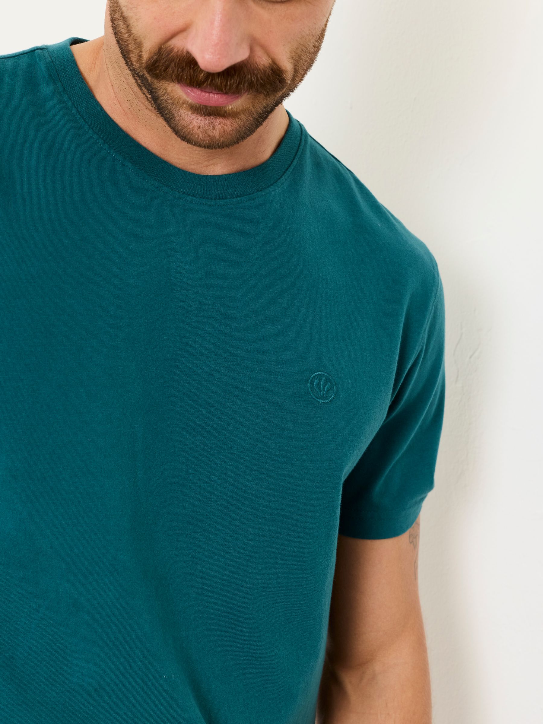 Lulworth Teal Blue Short Sleeve T-Shirt - Image 4 of 5