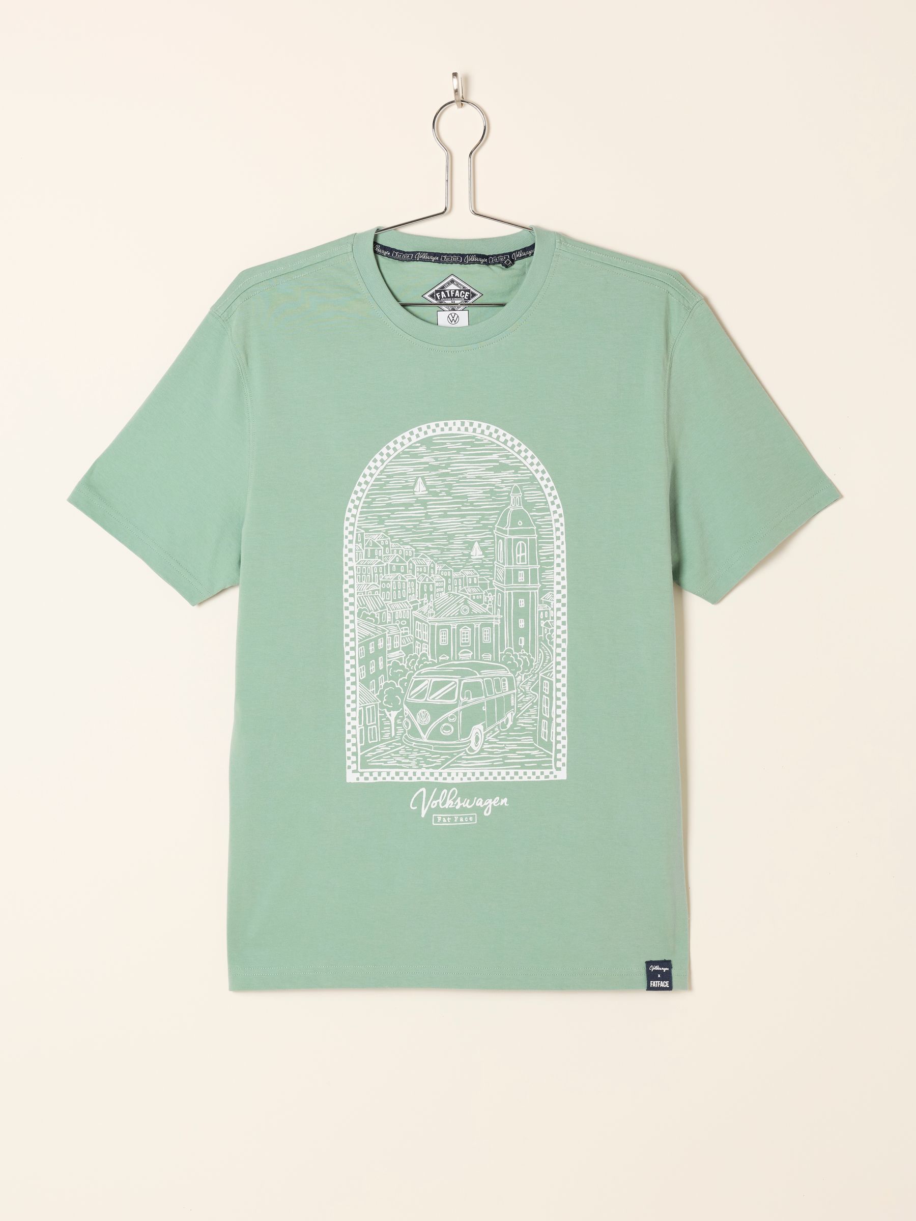 Light Blue VW Frame Graphic Tshirt - Image 6 of 6