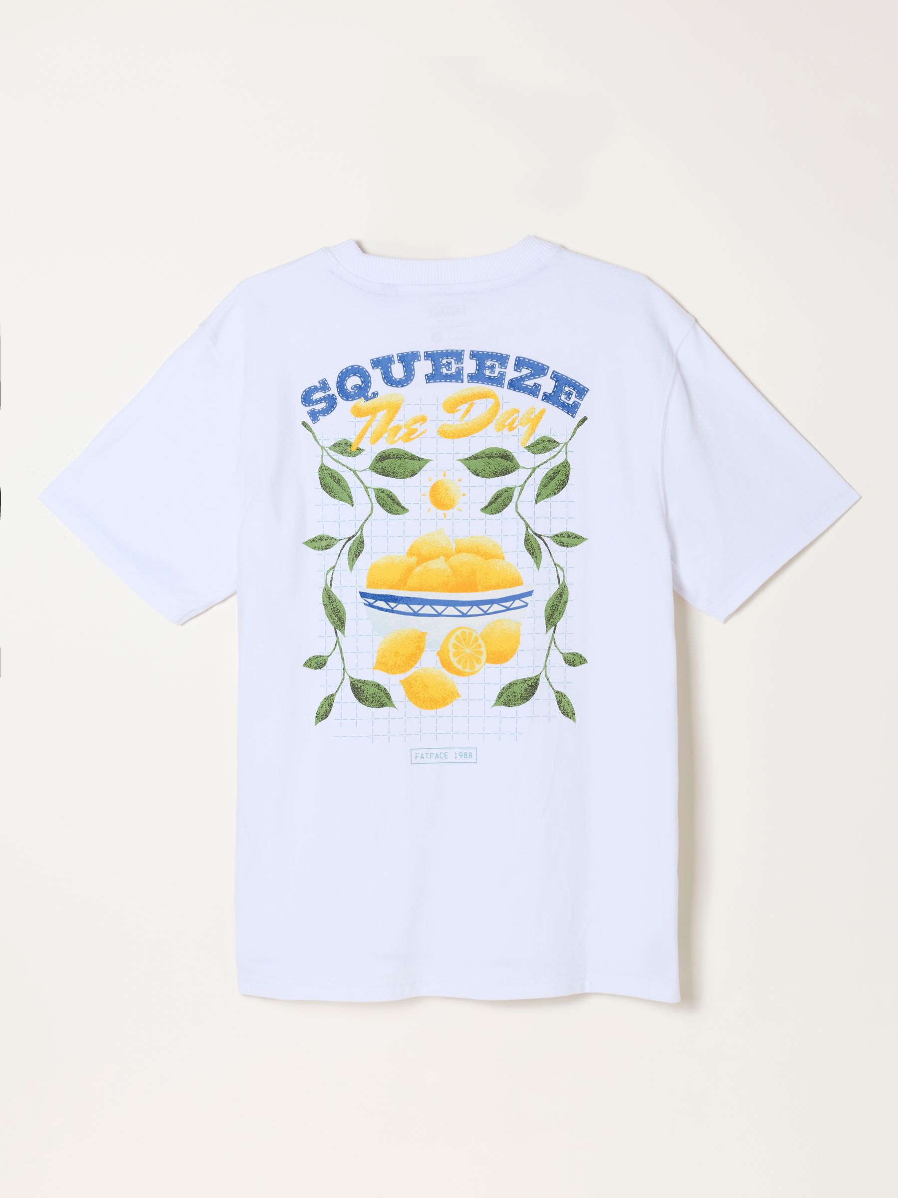 White Squeeze The Day Relaxed Graphic Tshirt - Image 7 of 7 White Squeeze The Day Relaxed Graphic Tshirt - Image 7 of 7