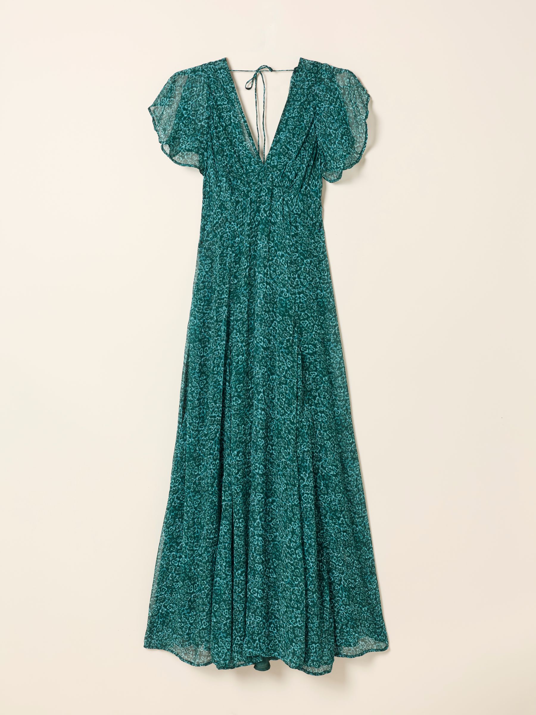 V&A | FatFace Maisie Green Seaflower Petite Maxi Dresses - Image 6 of 6