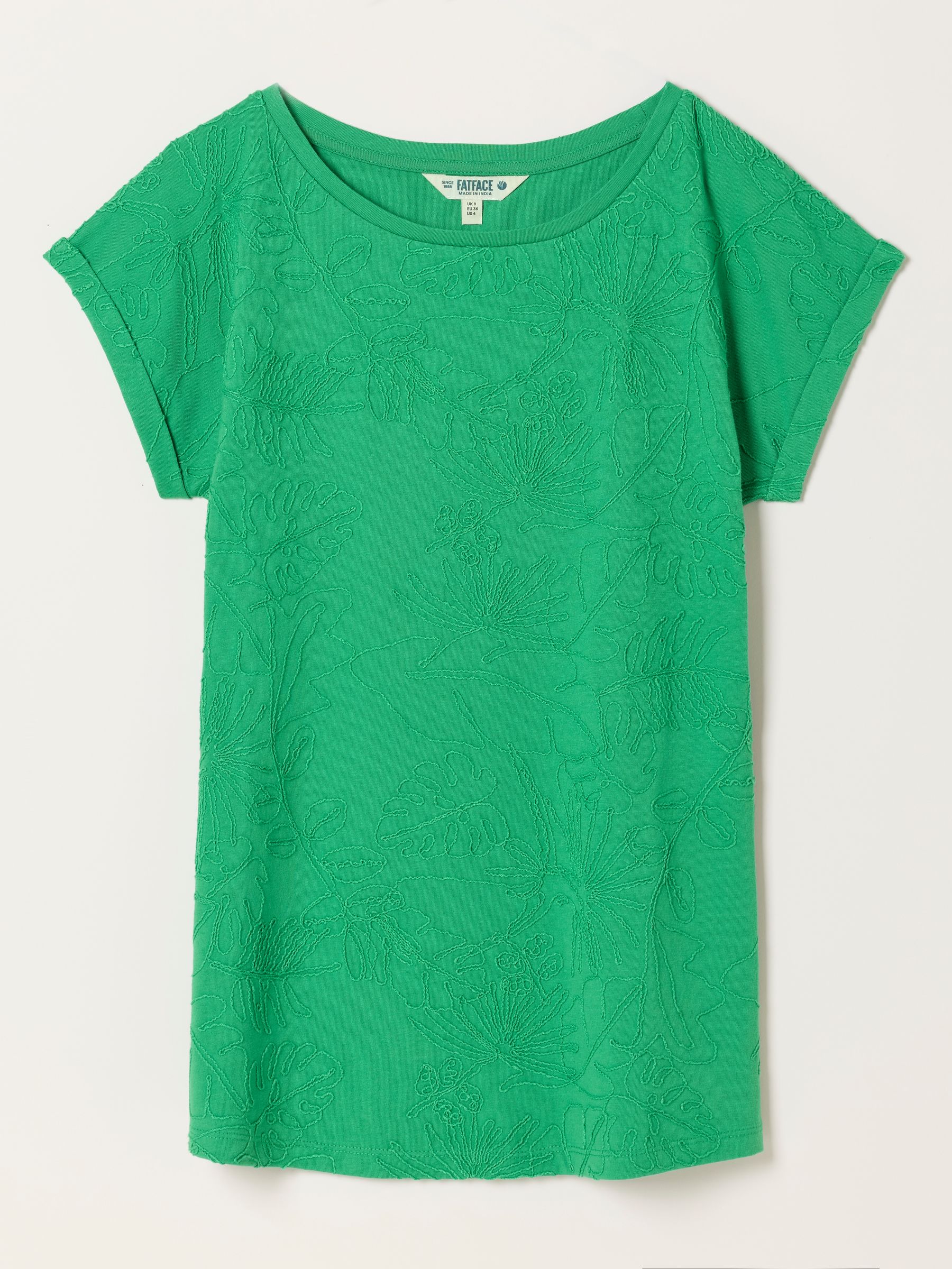 Ivy Green Palm Tree Embroidered T-Shirt - Image 6 of 6