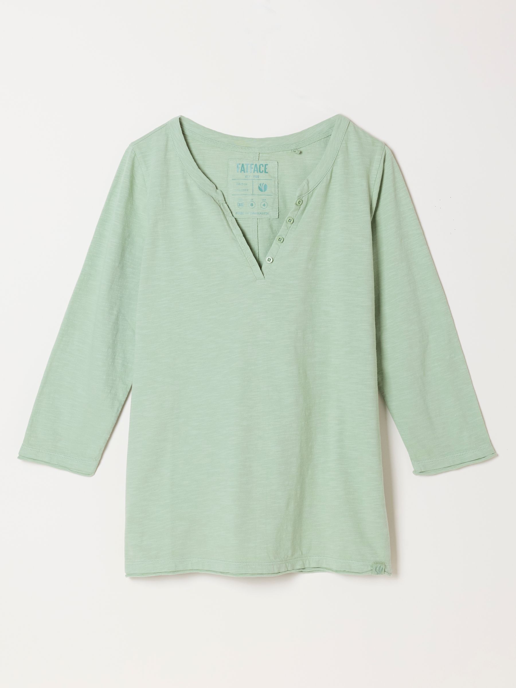 Aster Light Green 3/4 Sleeve T Shirt - Image 5 of 5