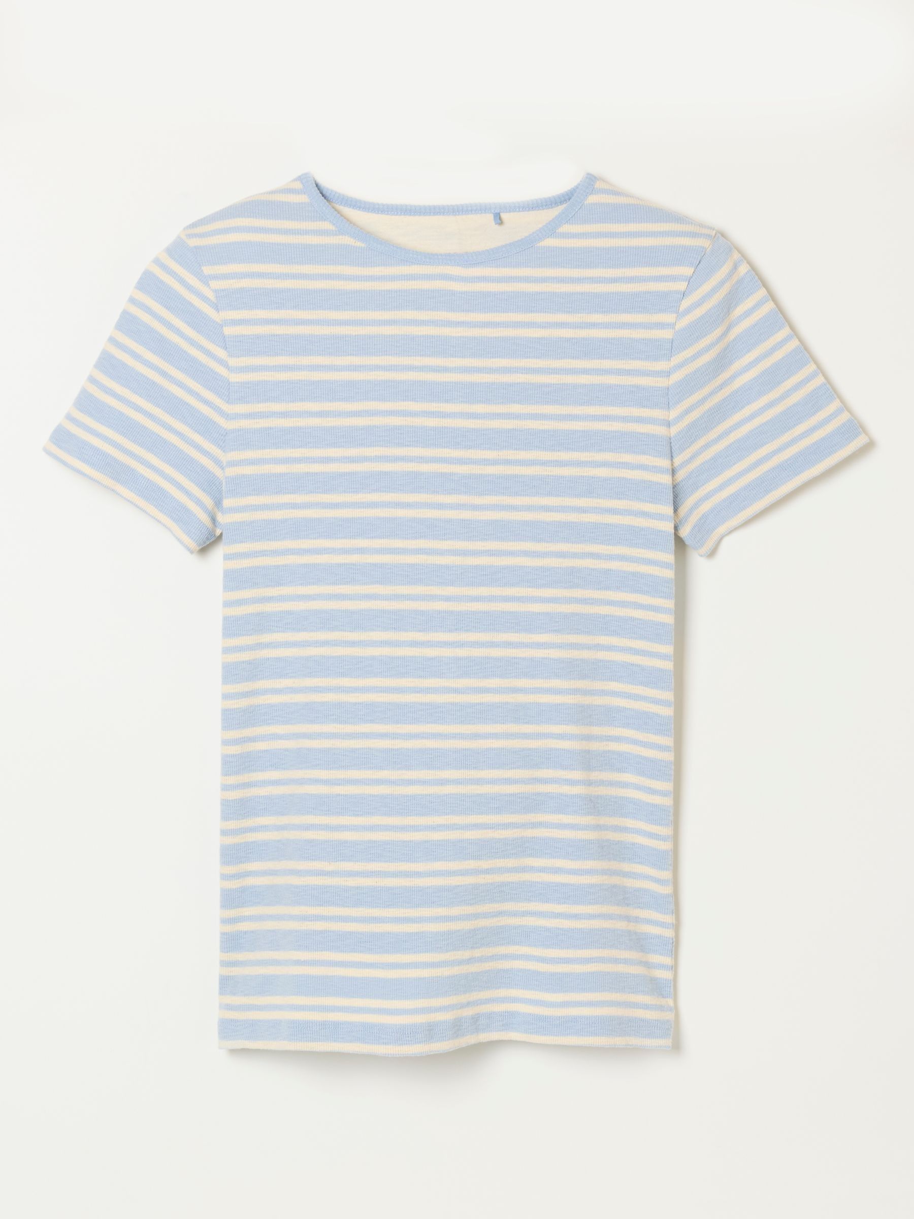 Celia Blue Stripe Short Sleeve T-Shirt - Image 1 of 1