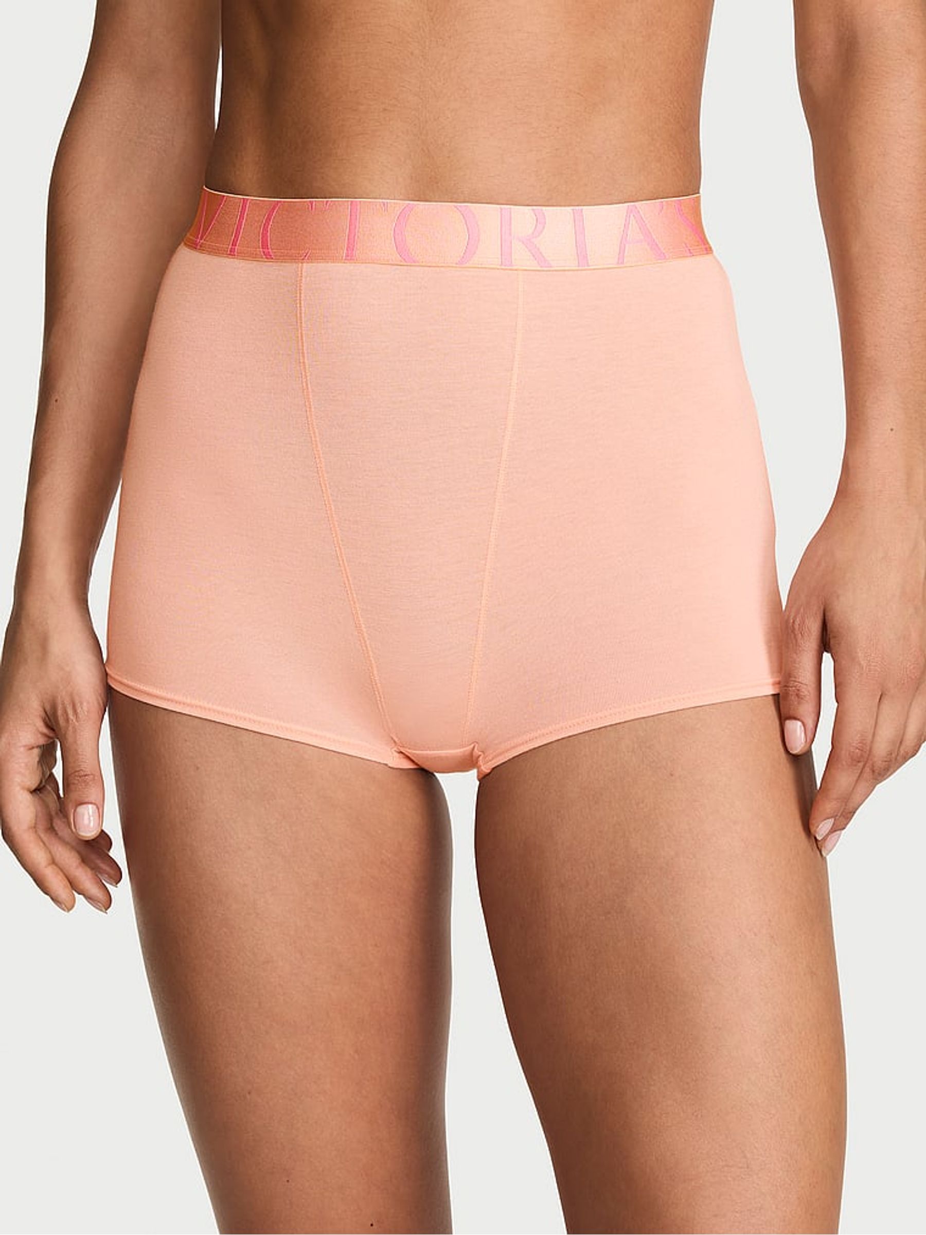 Pink Gin High Waist Exploded Logo Knickers - Image 1 of 3