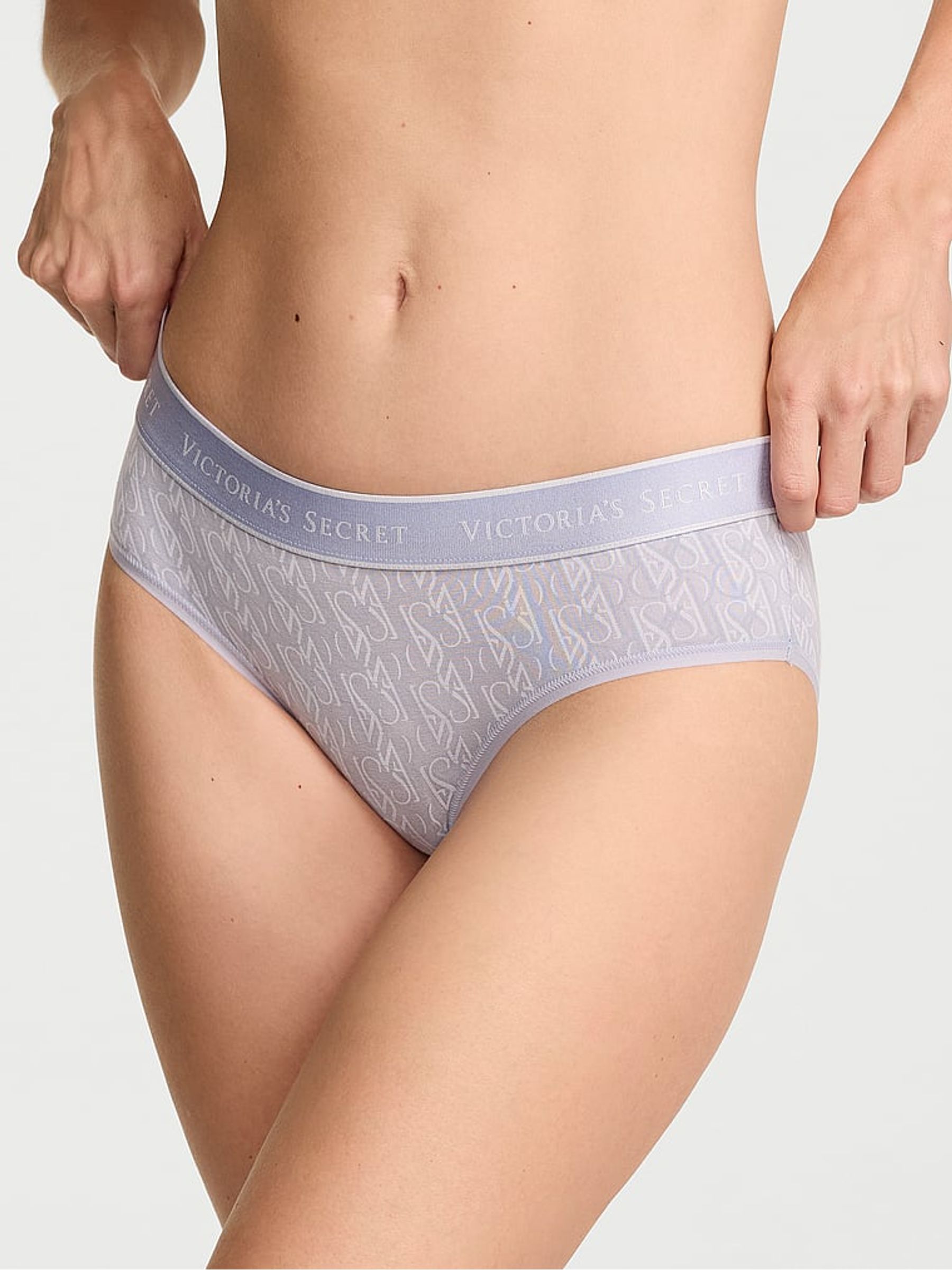 Icy Lavender Purple Lockup Hipster Logo Knickers - Image 1 of 2