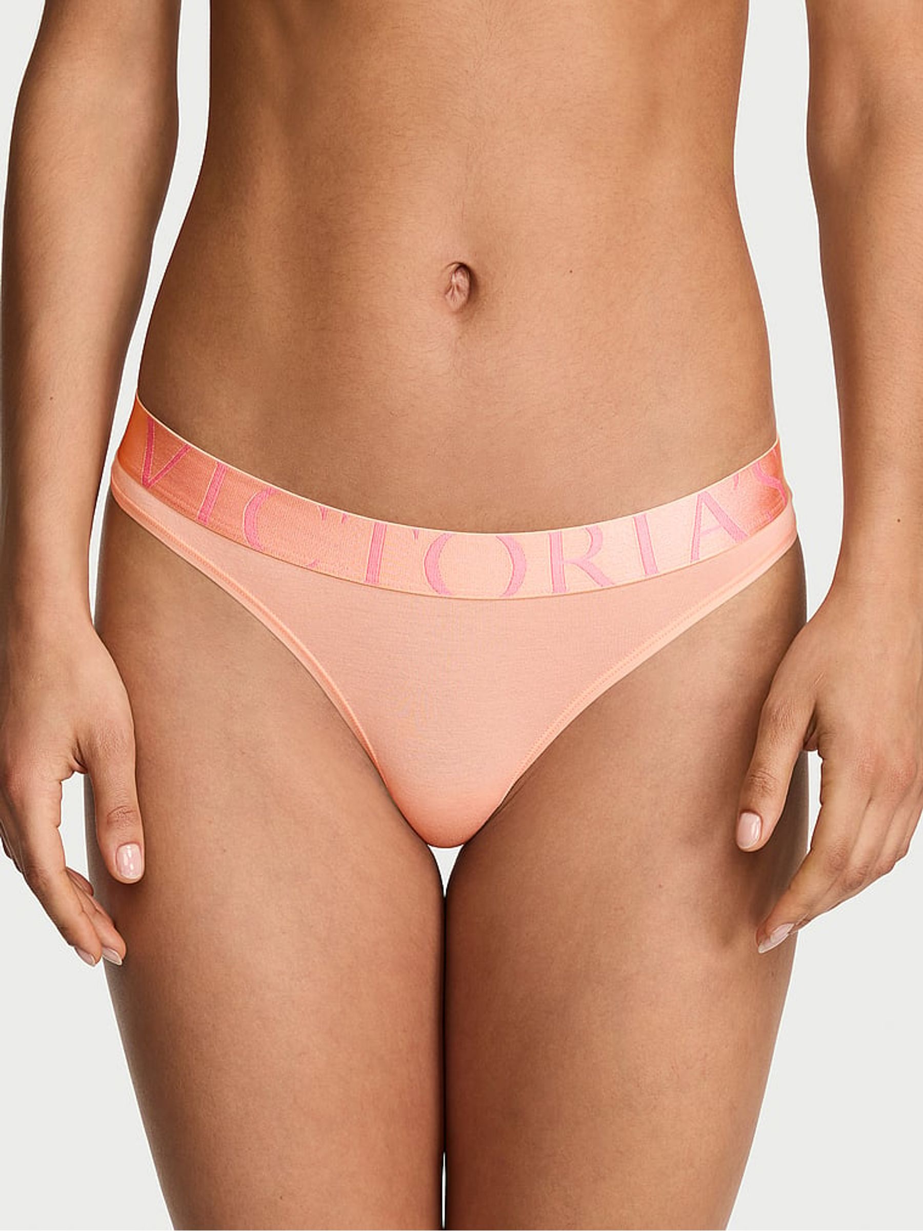 Pink Gin Thong Exploded Logo Knickers - Image 1 of 2 Pink Gin Thong Exploded Logo Knickers - Image 1 of 2