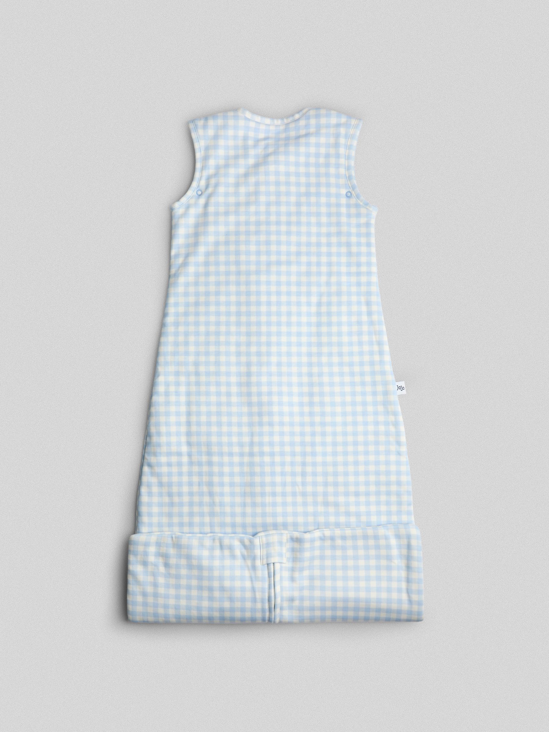 Blue Gingham Nautical 1.5 Tog Toddler Sleeping Bag - Image 3 of 5
