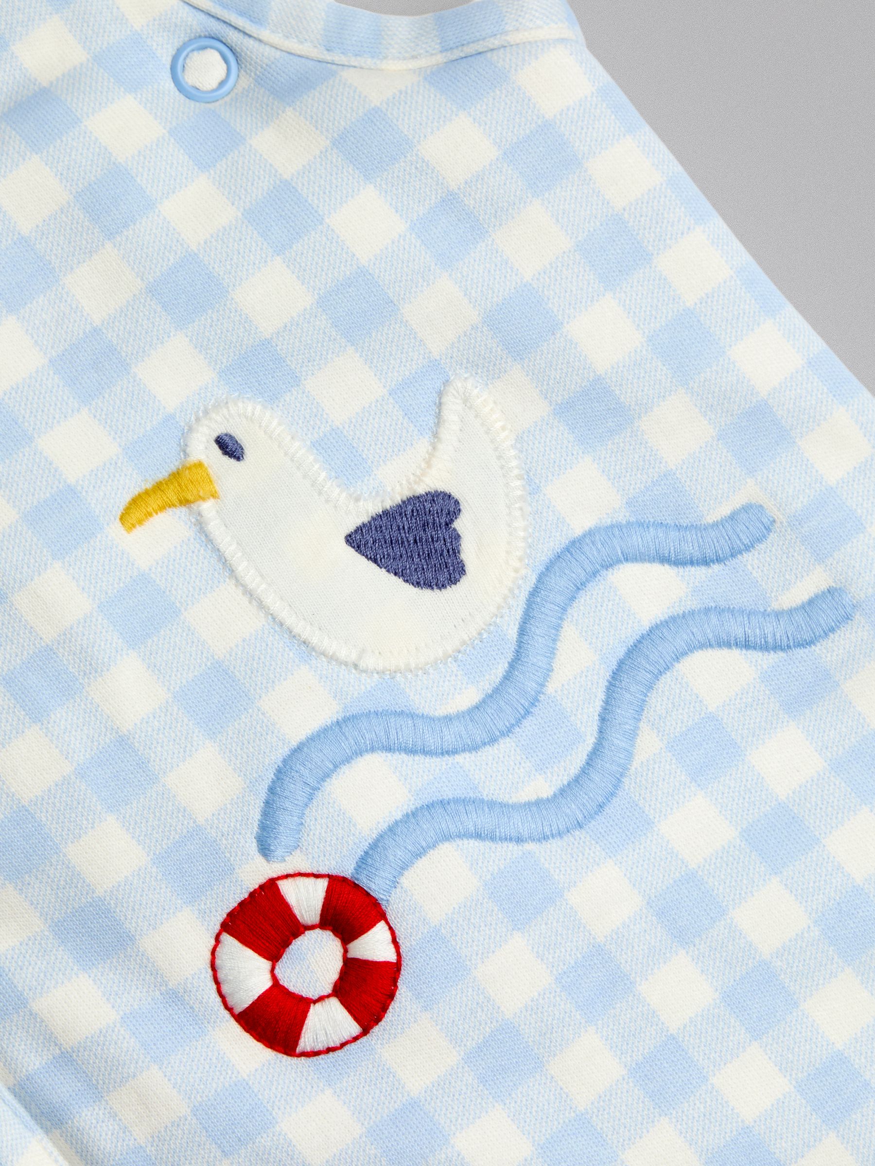 Blue Gingham Nautical 1.5 Tog Toddler Sleeping Bag - Image 5 of 5