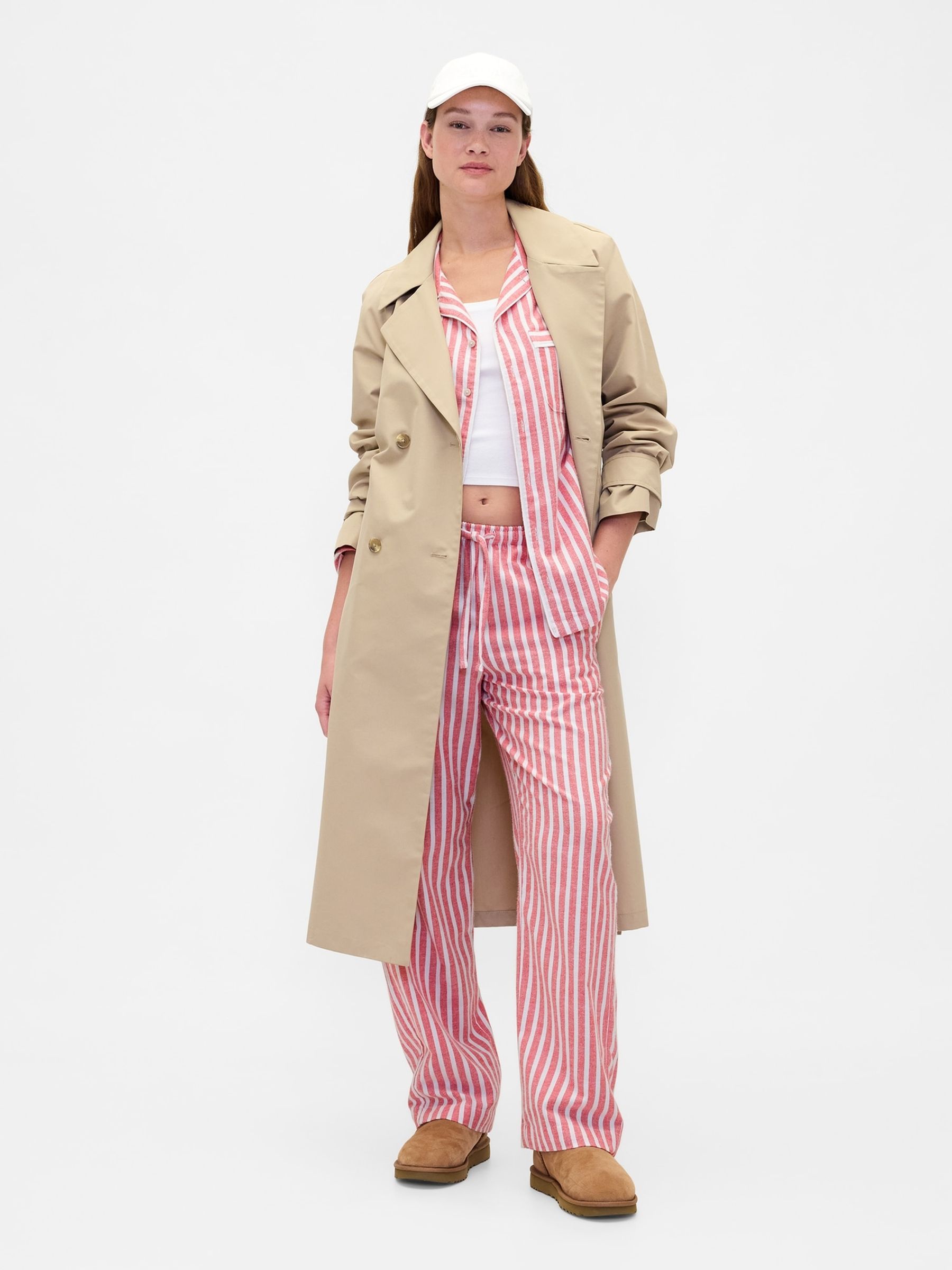 Red Stripe Pyjama Top Family Matching Christmas - Image 4 of 5