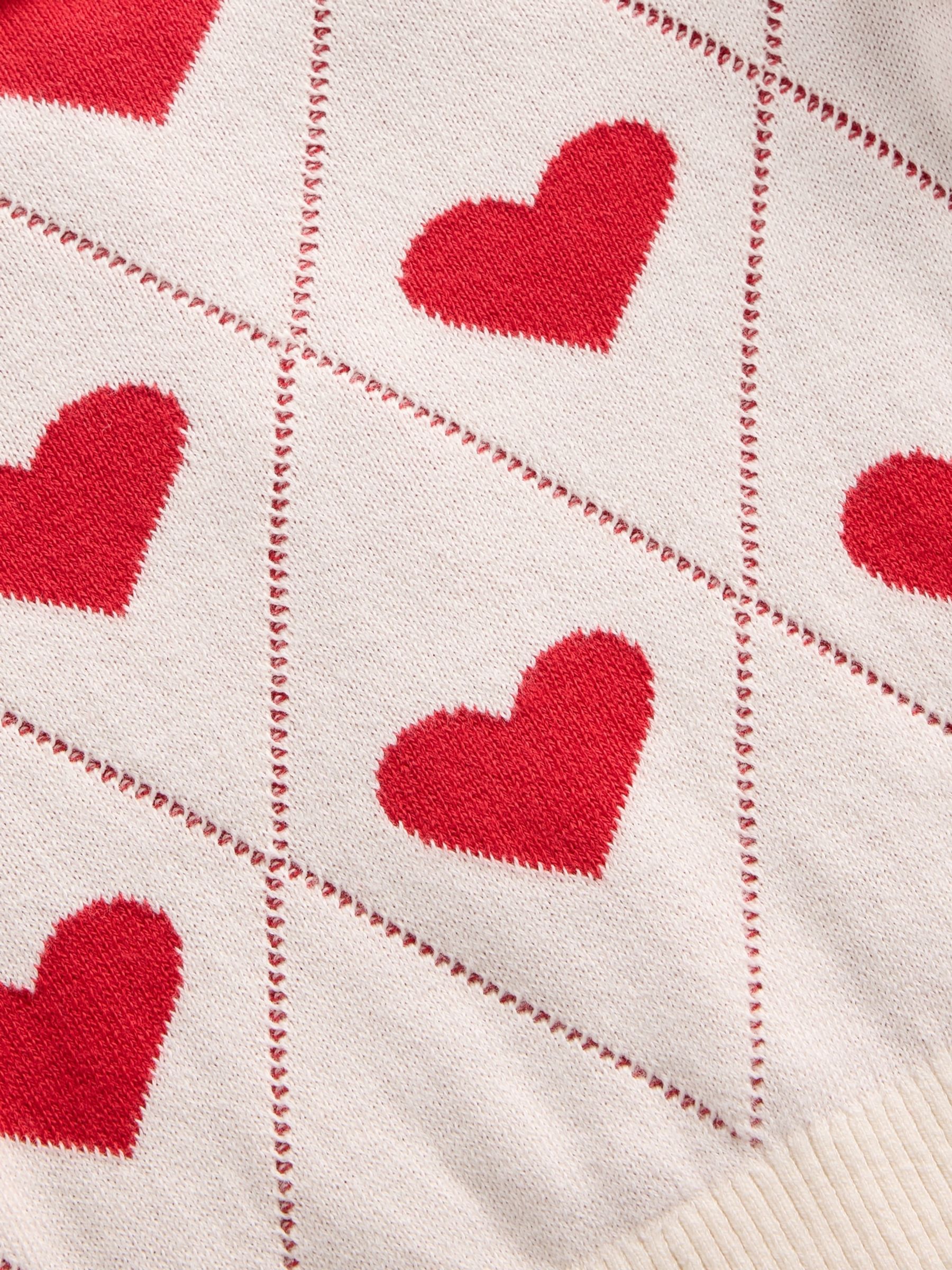 Red Heart Vlentines Ruffle Collar Cardigan Set - Image 3 of 3