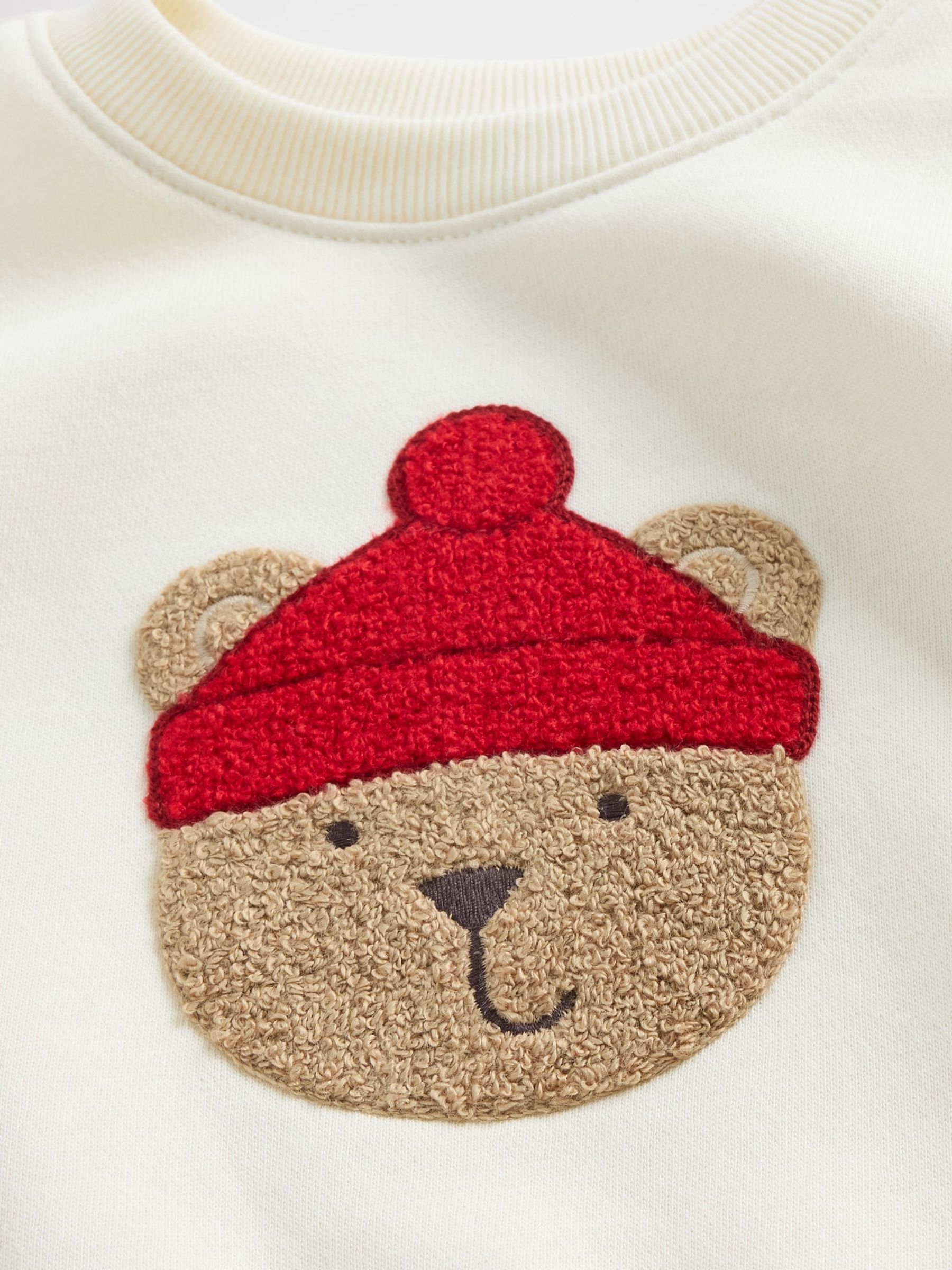 Cream VintageSoft Brannan Bear Outfit Sweat Top & Joggers Set - Image 5 of 5