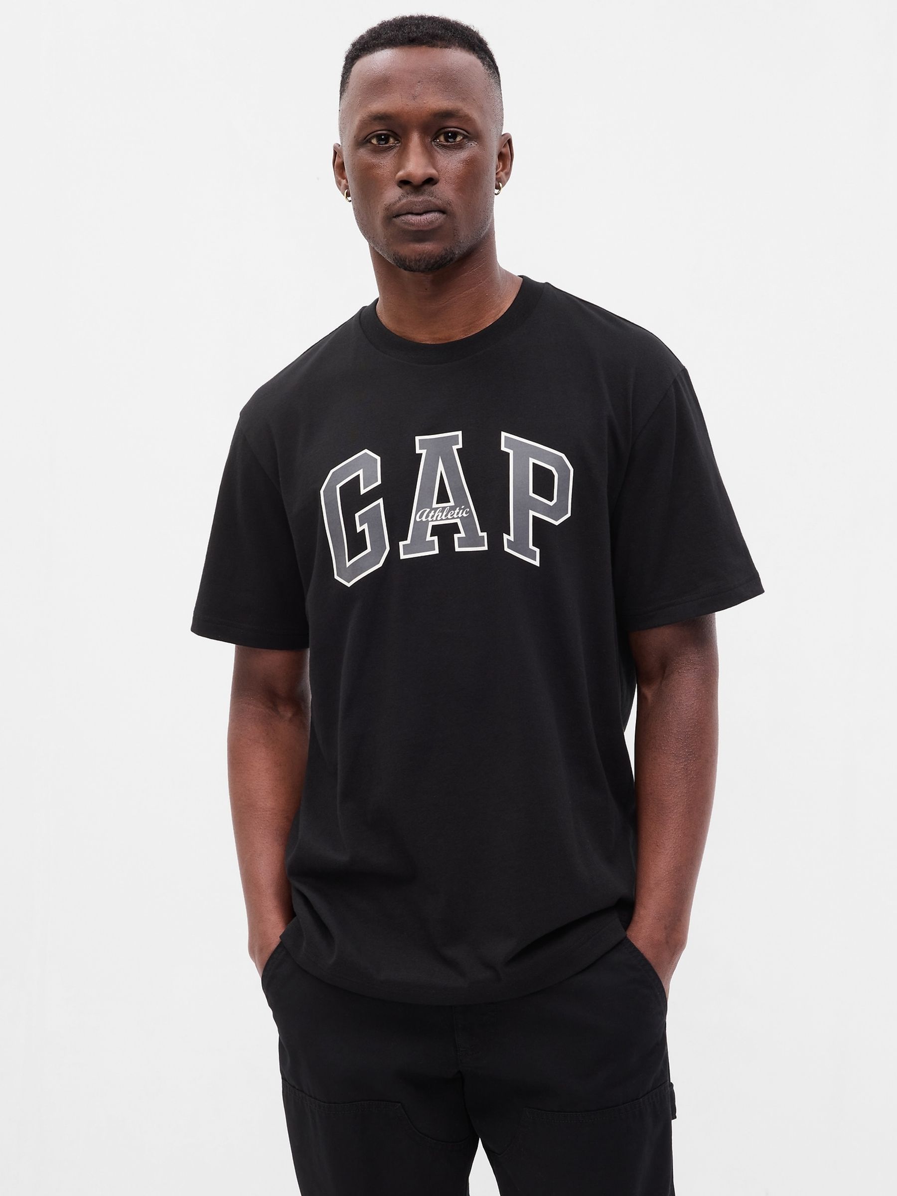 Black Arch Logo Short Sleeve T-Shirt - Image 1 of 1