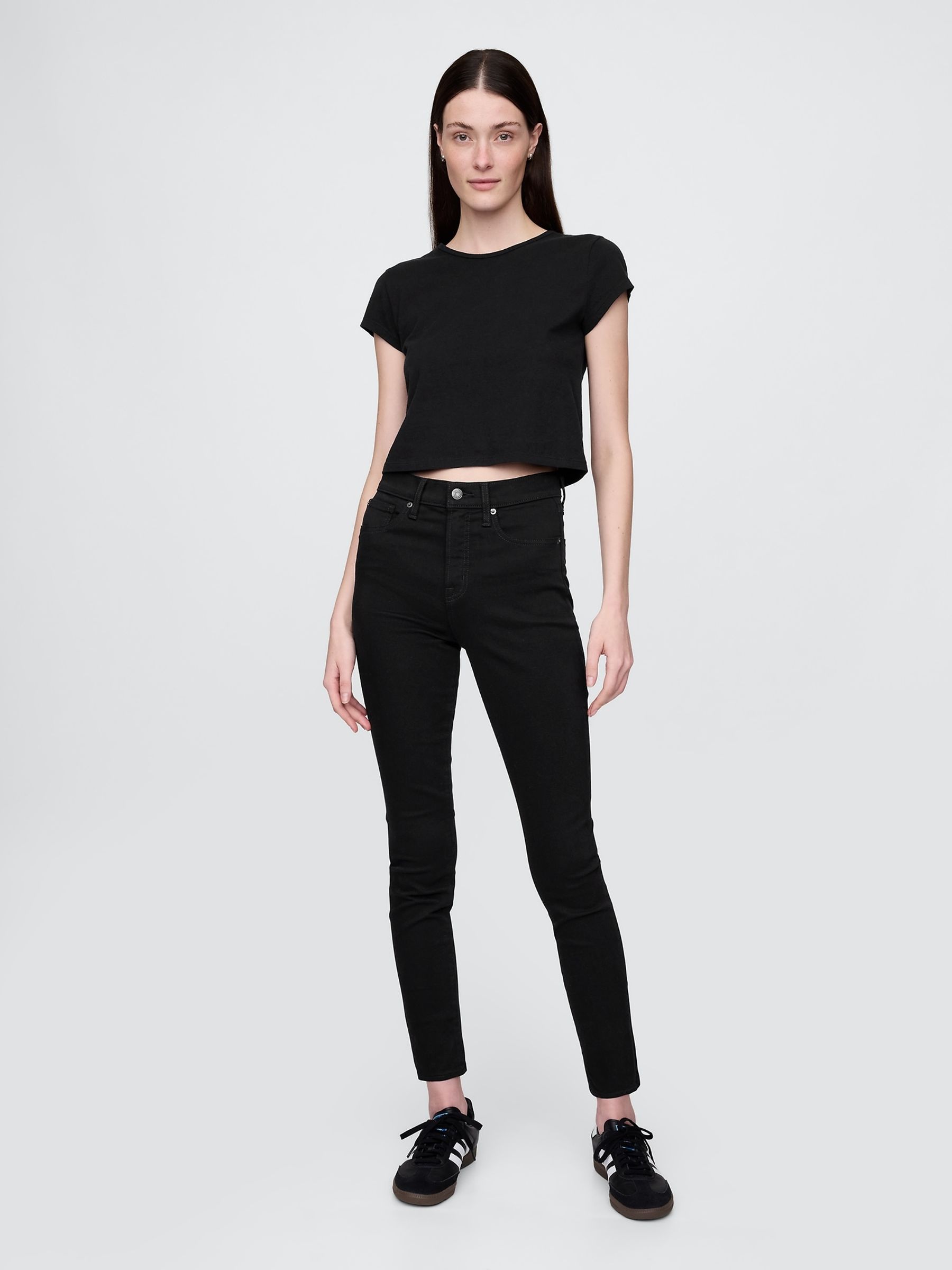 Black High Waisted True Skinny Jeans - Image 3 of 6