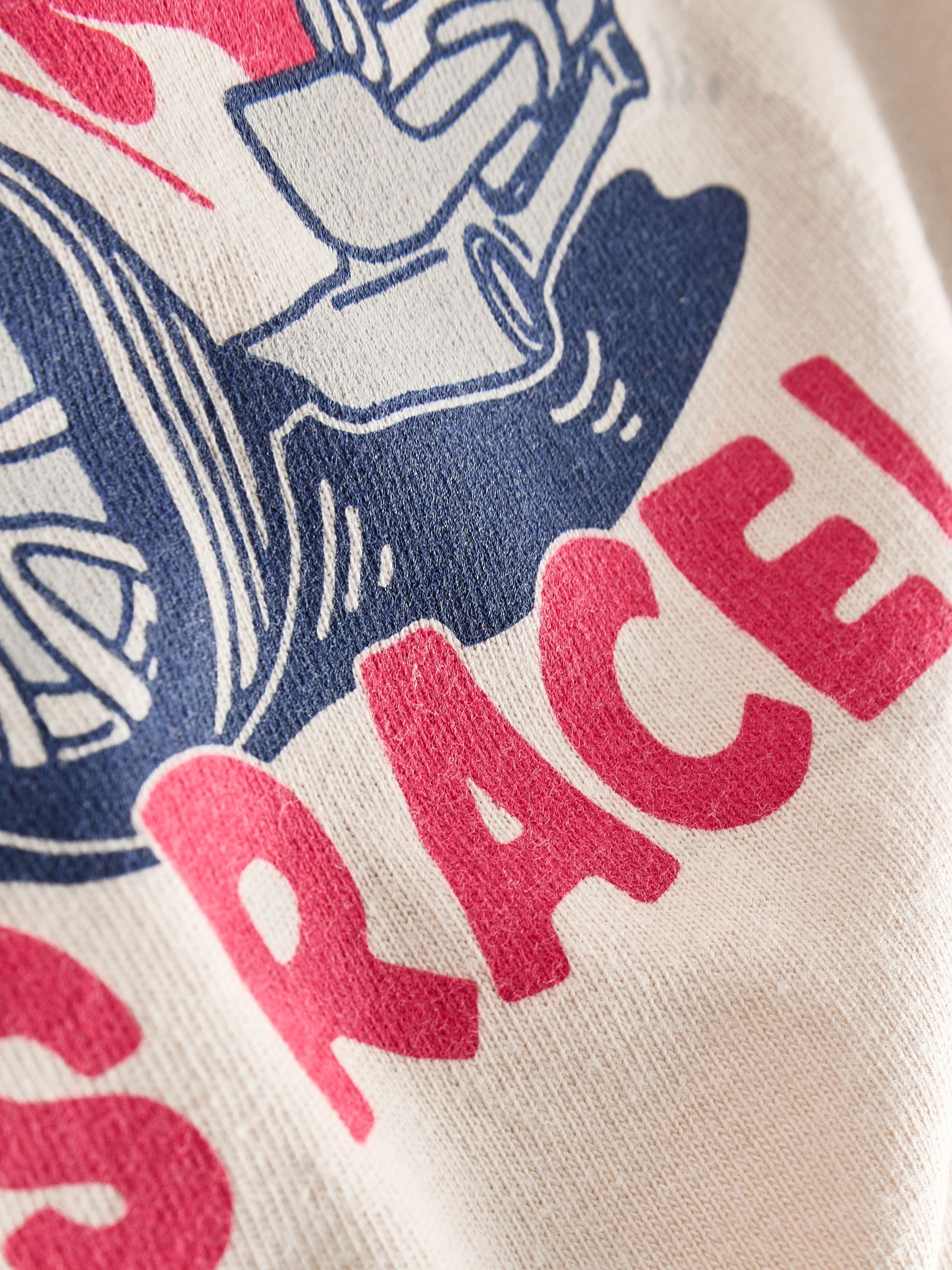 Cream Hot Wheels Graphic T-Shirt - Image 4 of 4 Cream Hot Wheels Graphic T-Shirt - Image 4 of 4