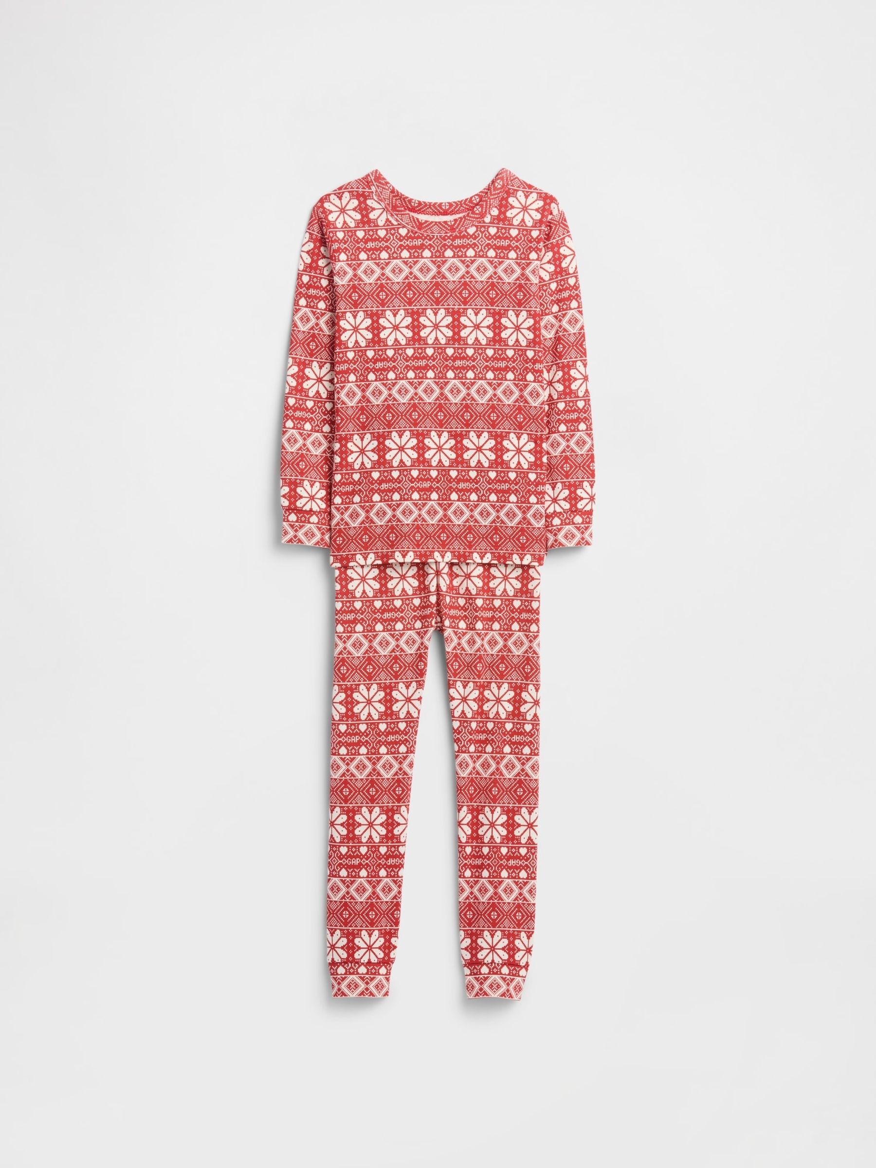 Red Fair Isle Christmas Pyjamas - Image 1 of 4