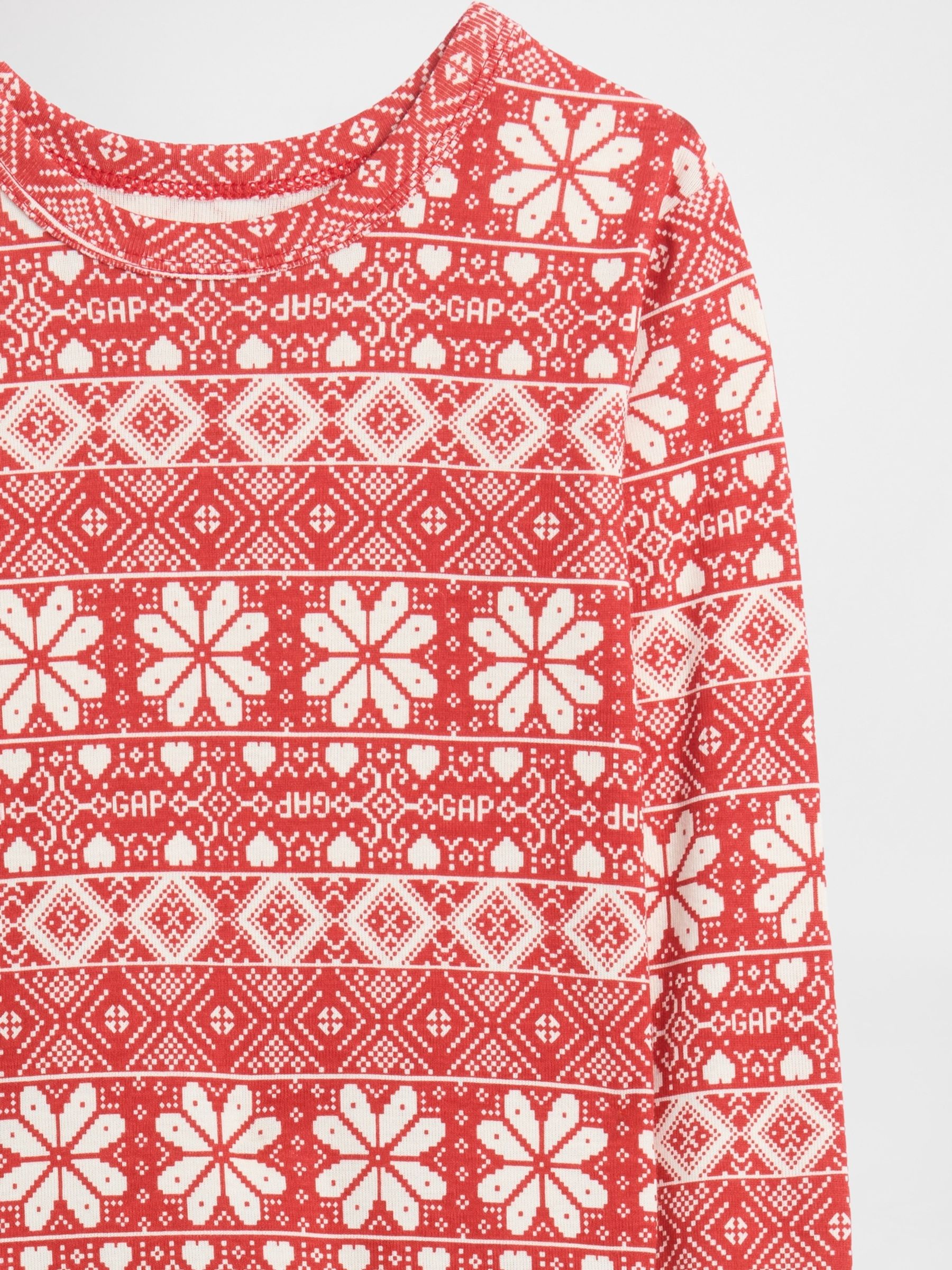 Red Fair Isle Christmas Pyjamas - Image 3 of 4