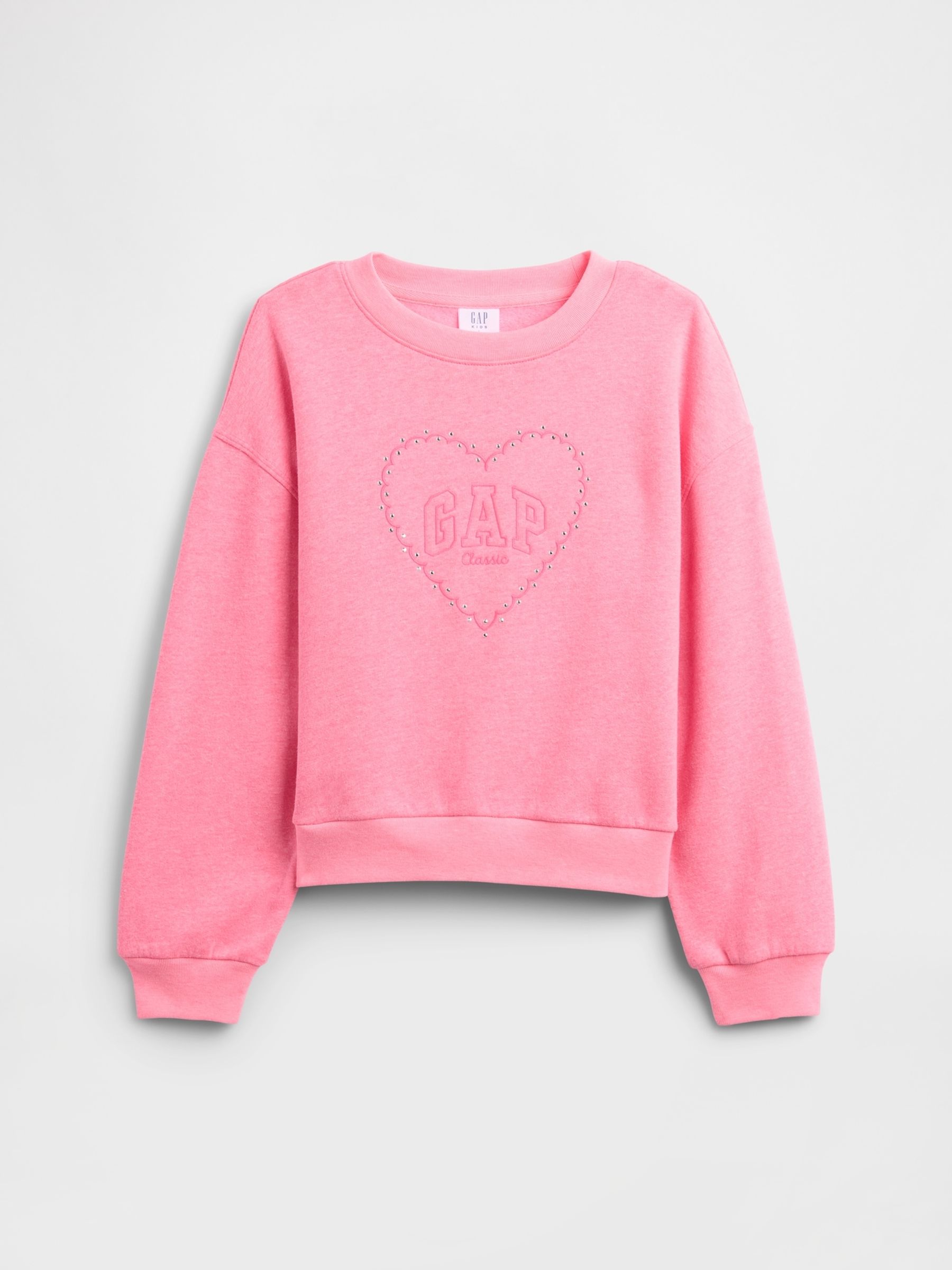 Pink Oversized Graphic Sweatshirt - Image 1 of 3