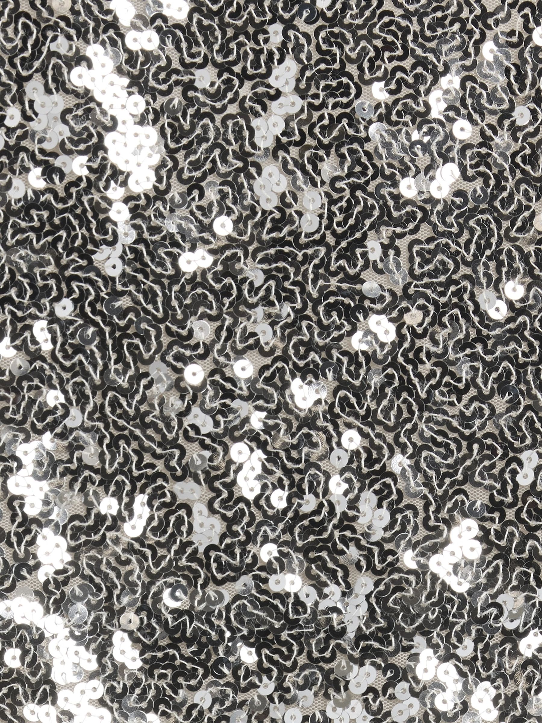 Silver Sequin Skirt - Image 4 of 4