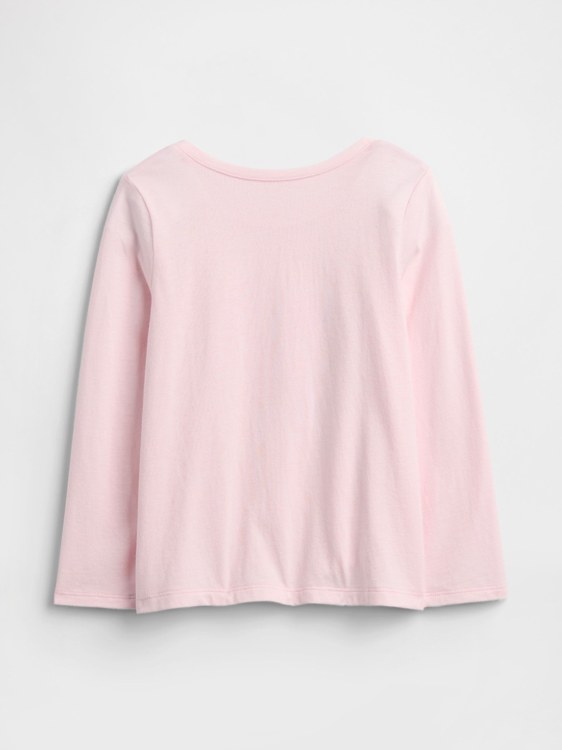 Pink Heart Valentines Graphic Long Sleeve T-Shirt - Image 2 of 3