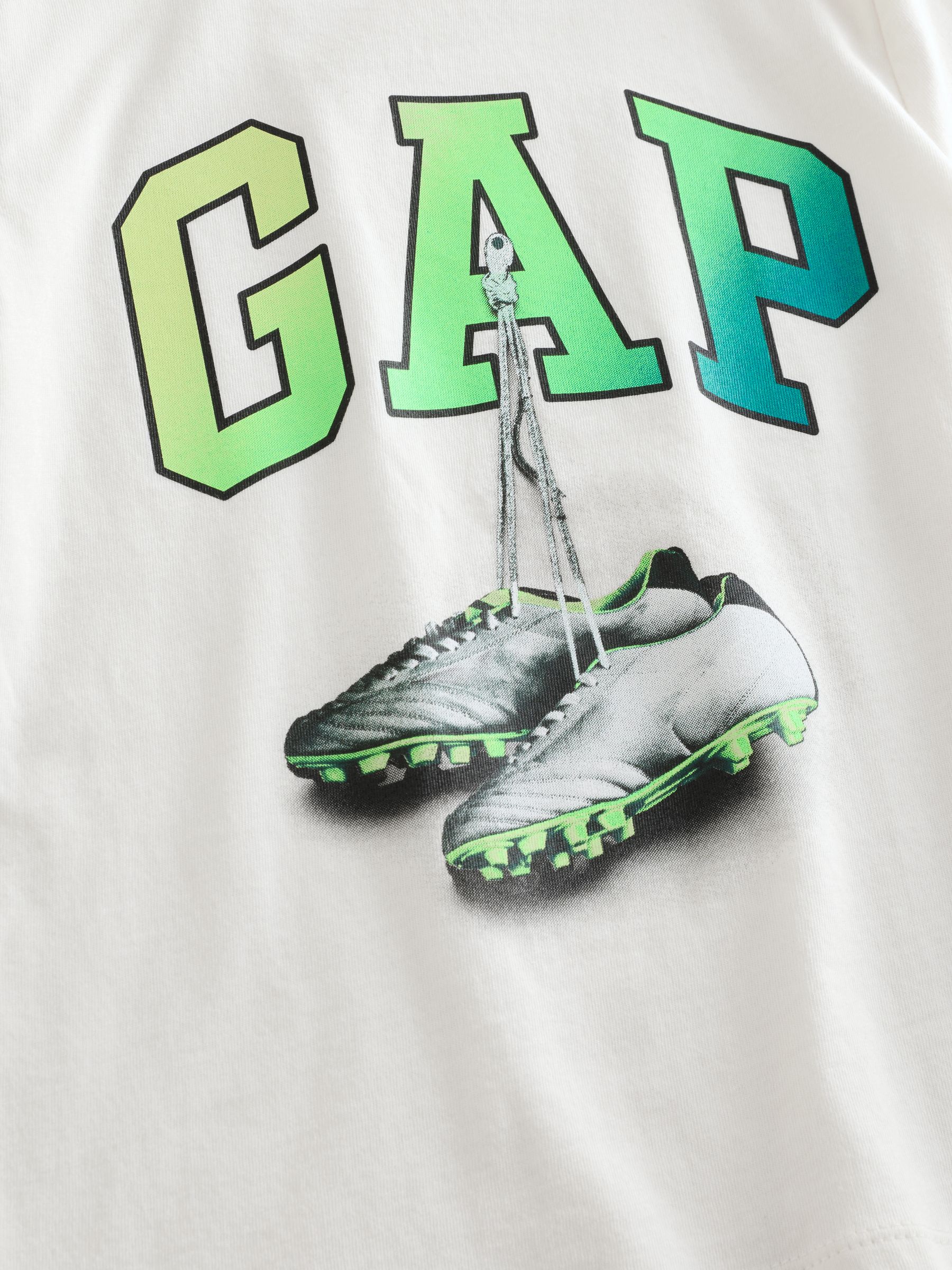 White Football Boots Logo Long Sleeve T-Shirt - Image 3 of 4